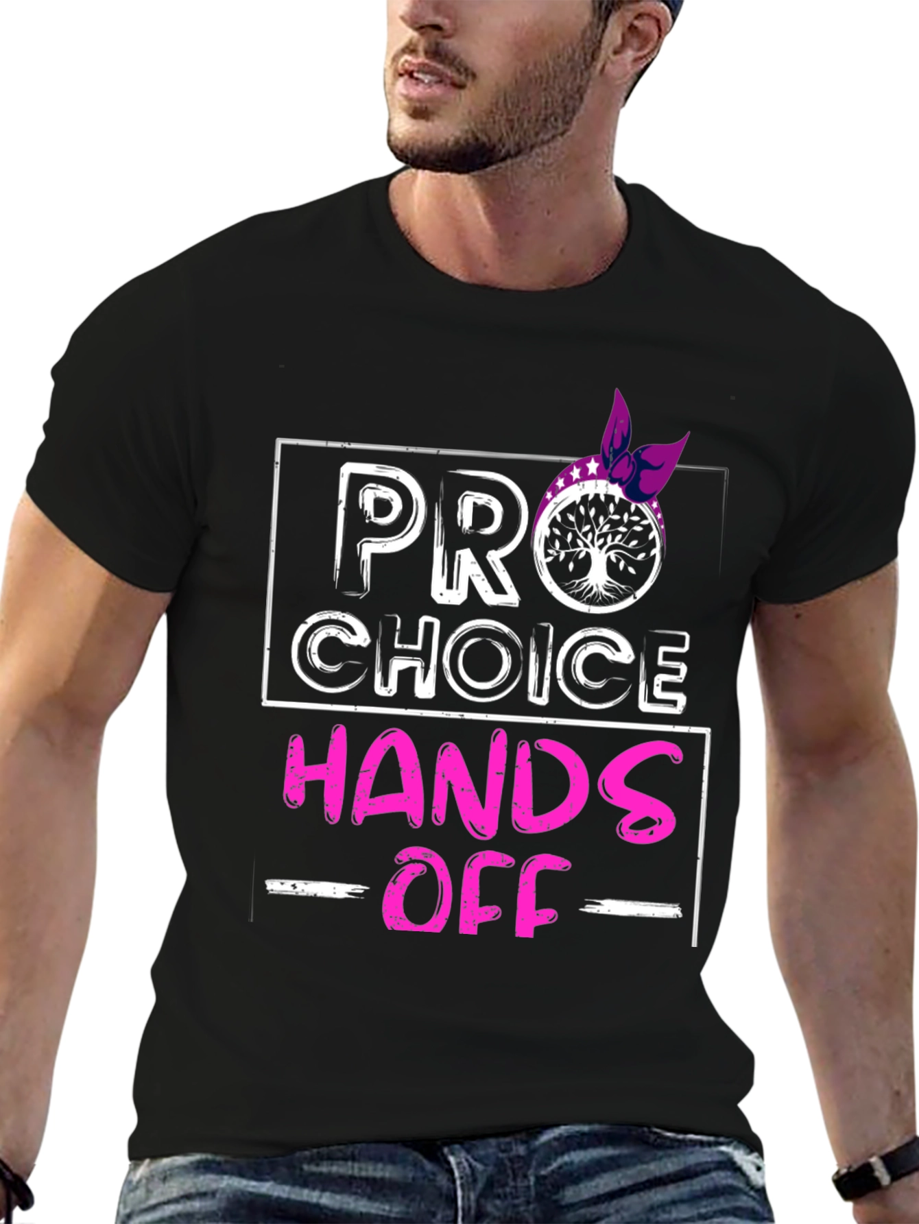 Pro Choice Hands Off Graphic T-Shirt