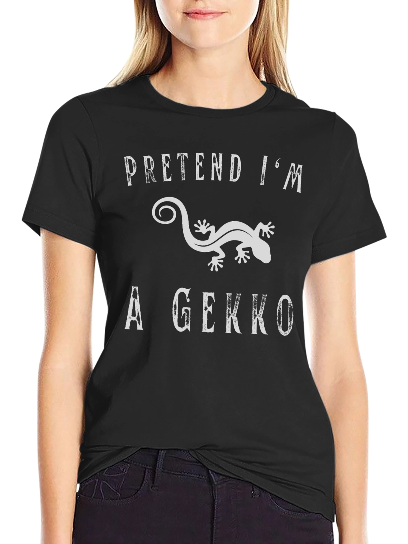 Pretend Im a Gecko Graphic T-Shirt