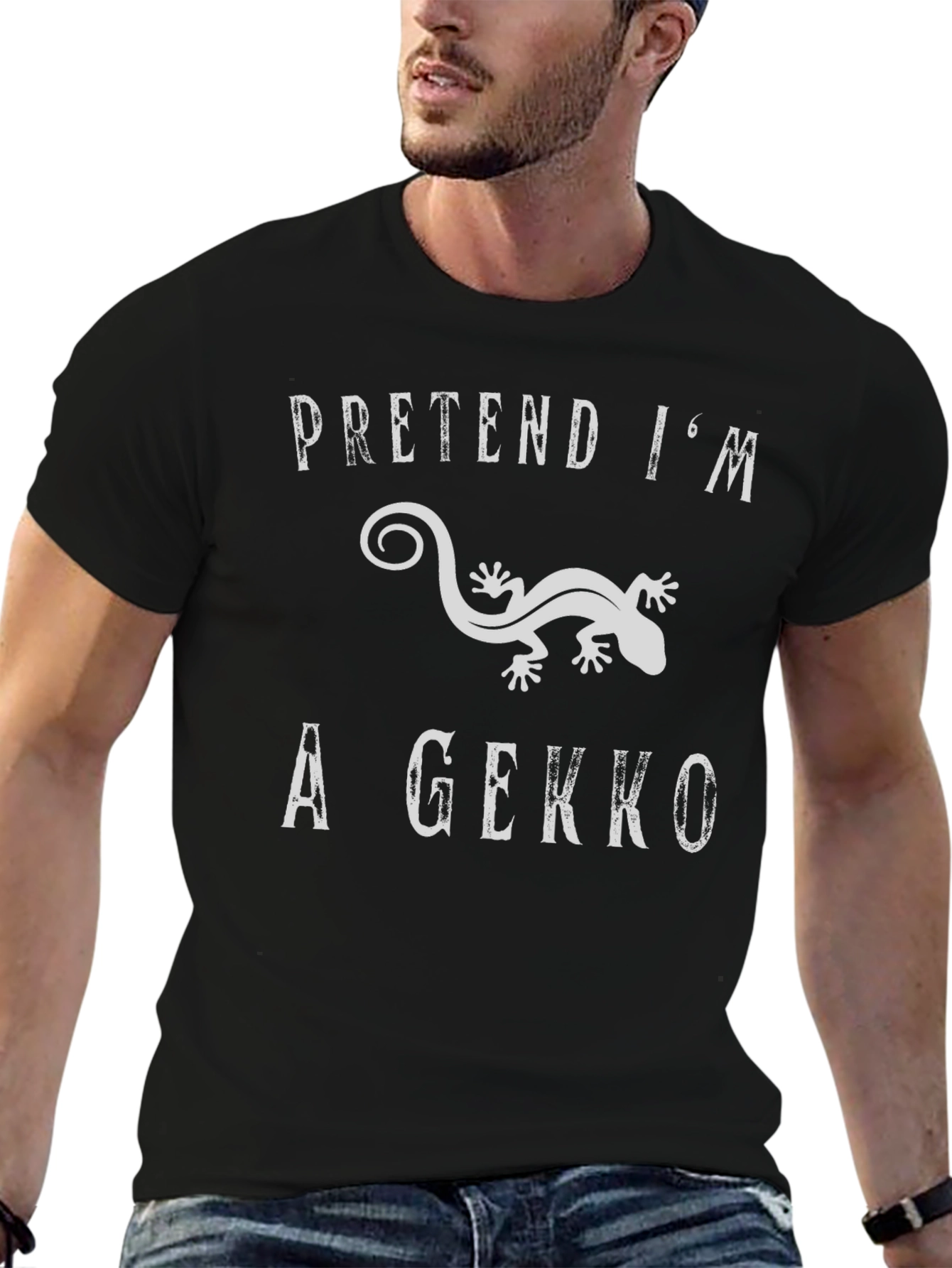 Pretend Im a Gecko Graphic T-Shirt