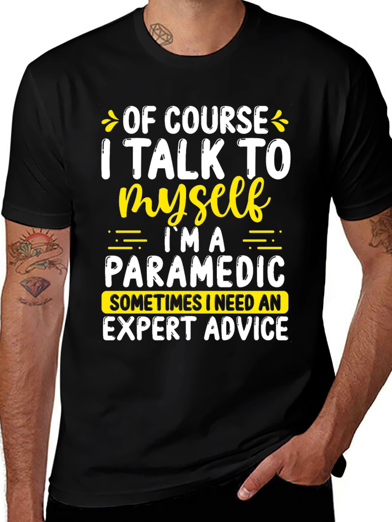 Funny Paramedic T-Shirt - Expert Advice Tee