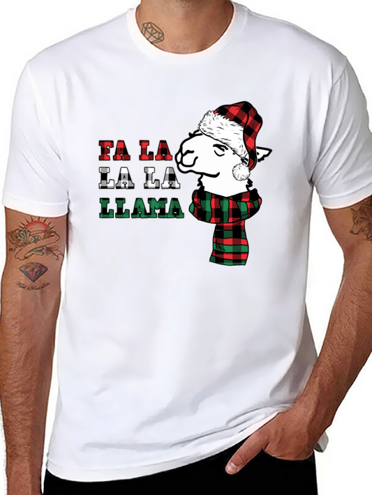 Fa La La La Llama Christmas T-Shirt