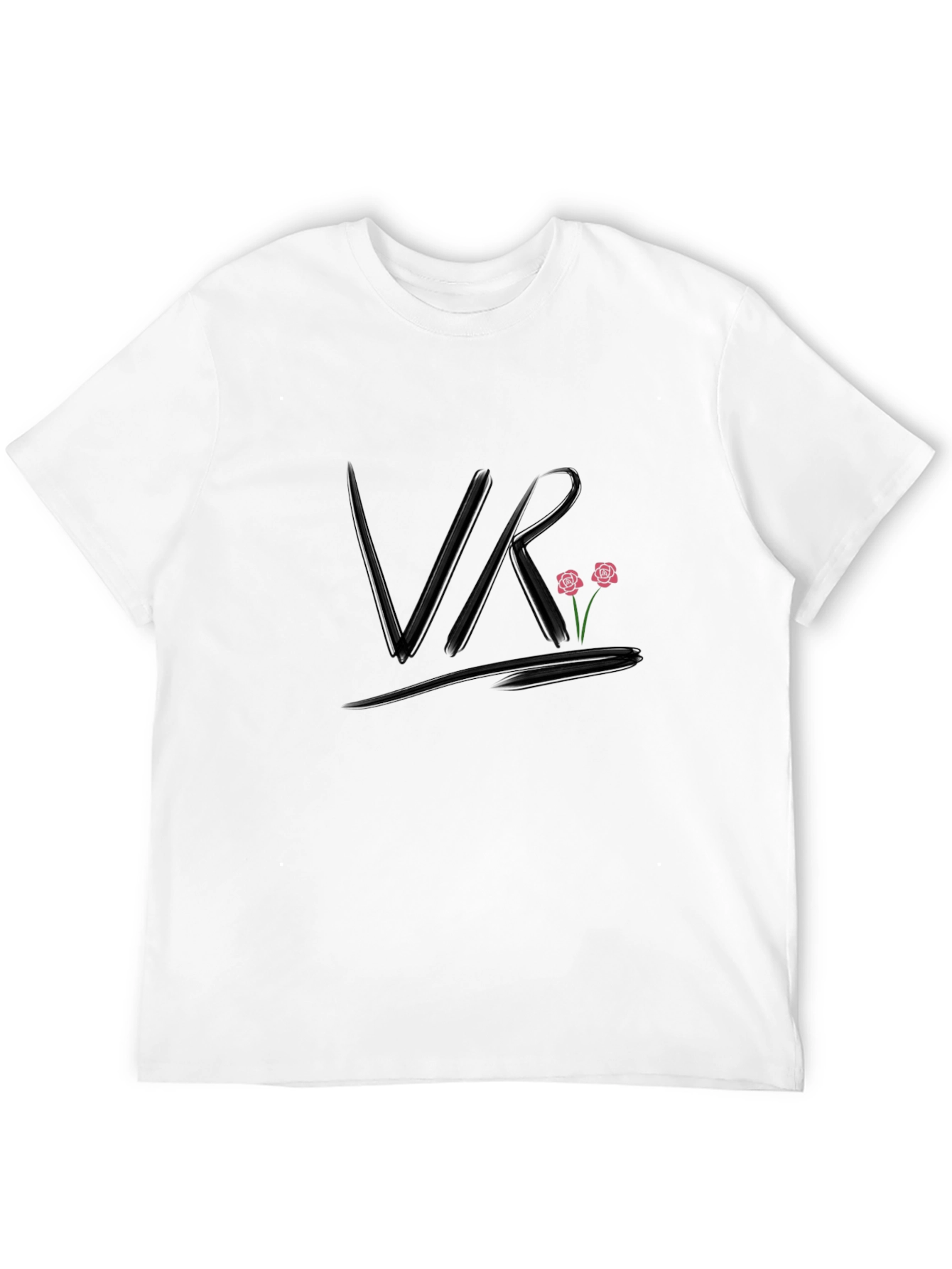 VR Roses Graphic T-Shirt - Trendy Casual Wear