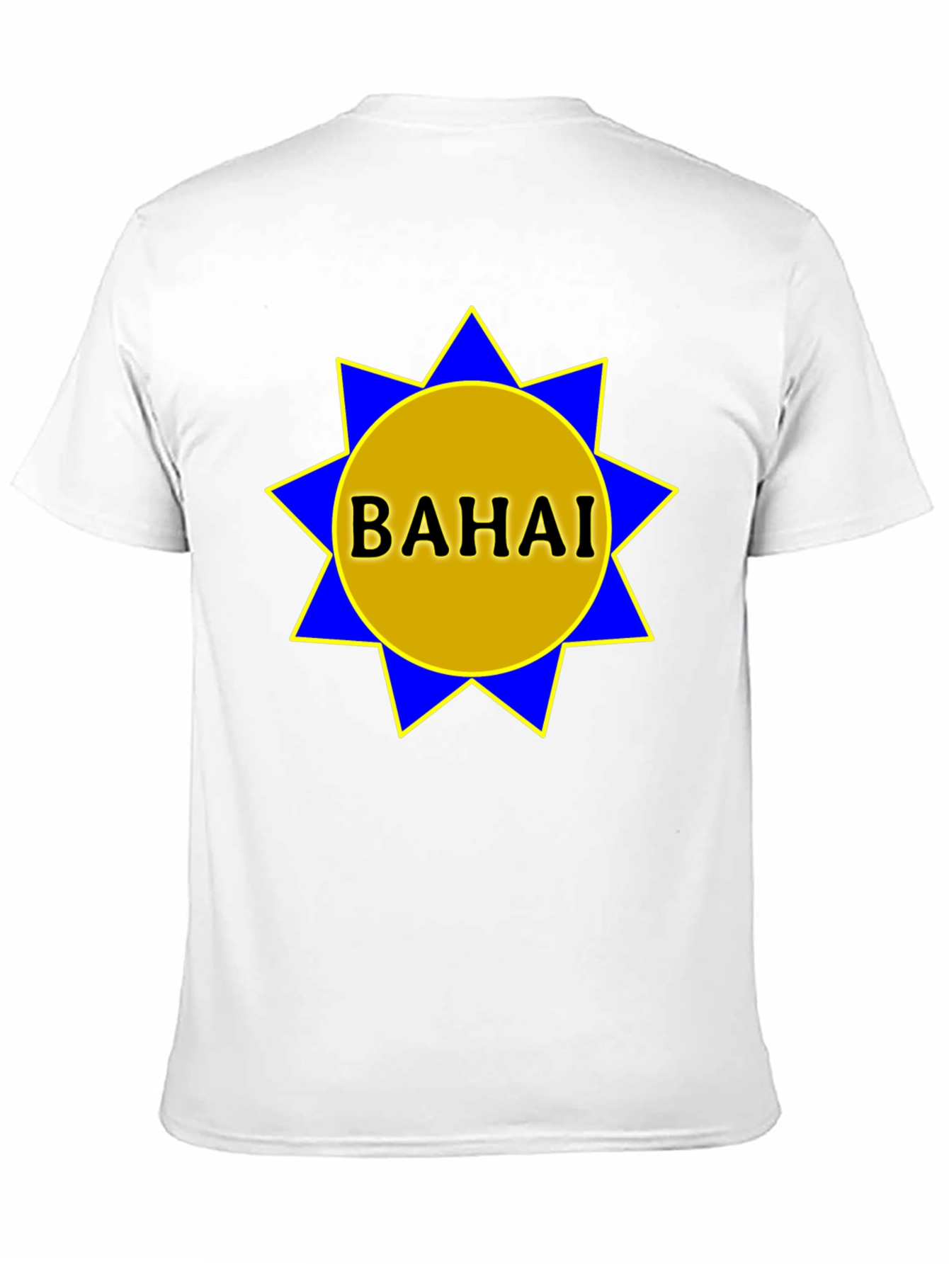 Bahai Star Graphic T-Shirt - Black
