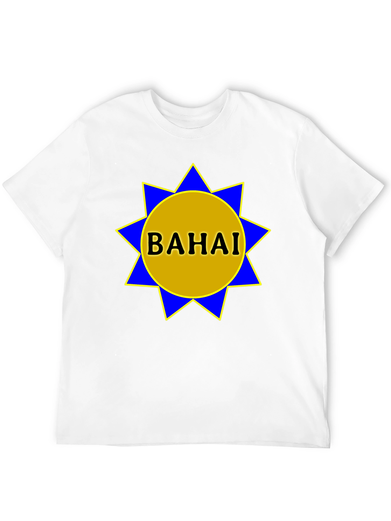 Bahai Star Graphic T-Shirt - Black