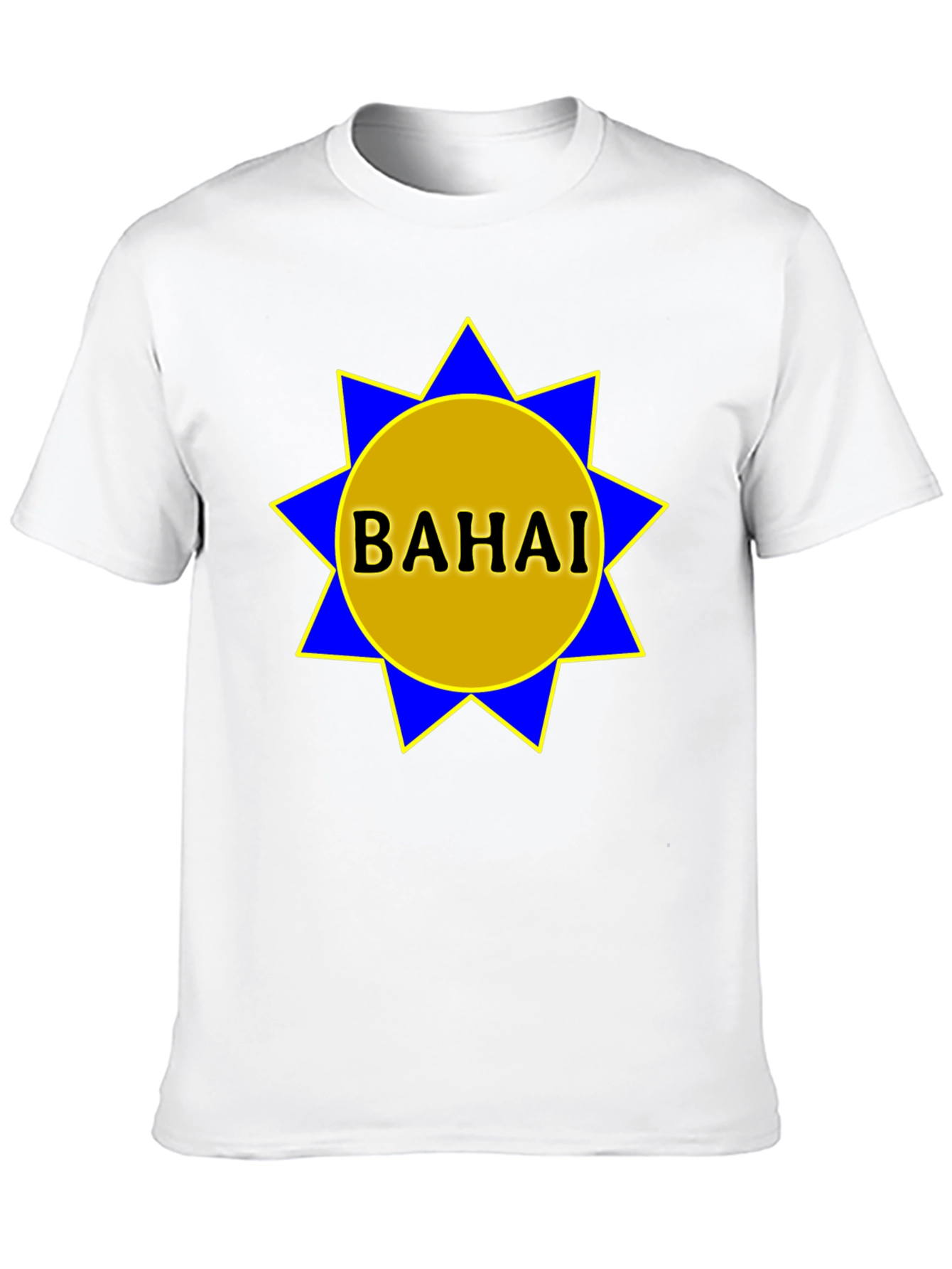 Bahai Star Graphic T-Shirt - Black