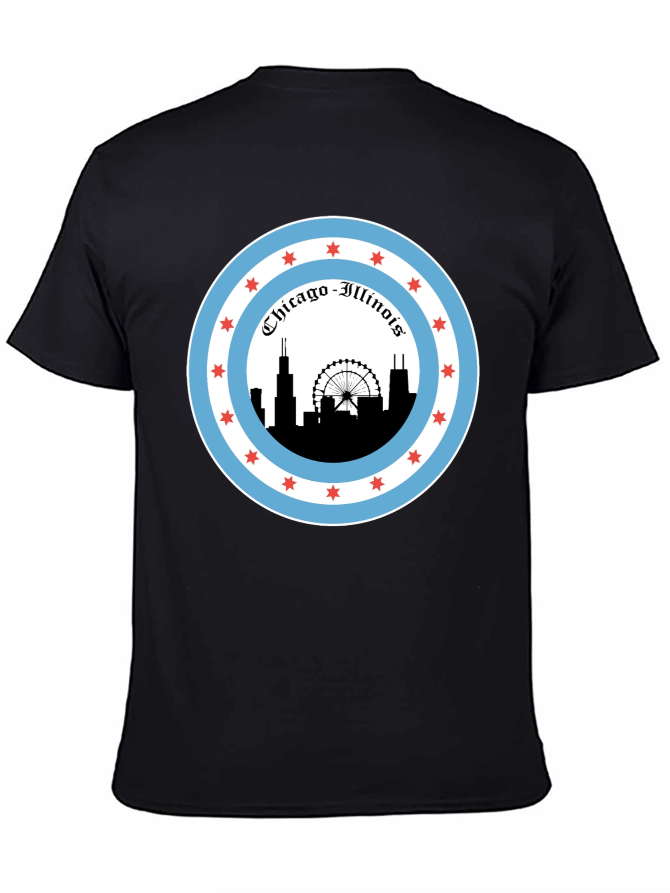 Chicago Illinois Skyline T-Shirt