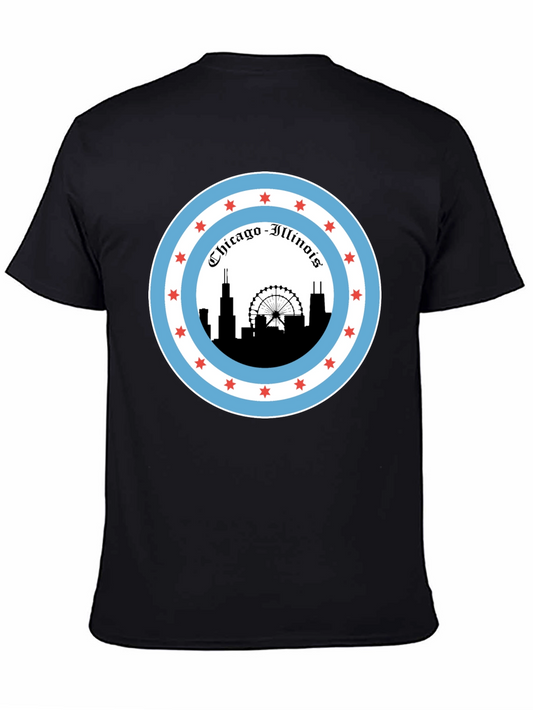 Chicago Illinois Skyline T-Shirt
