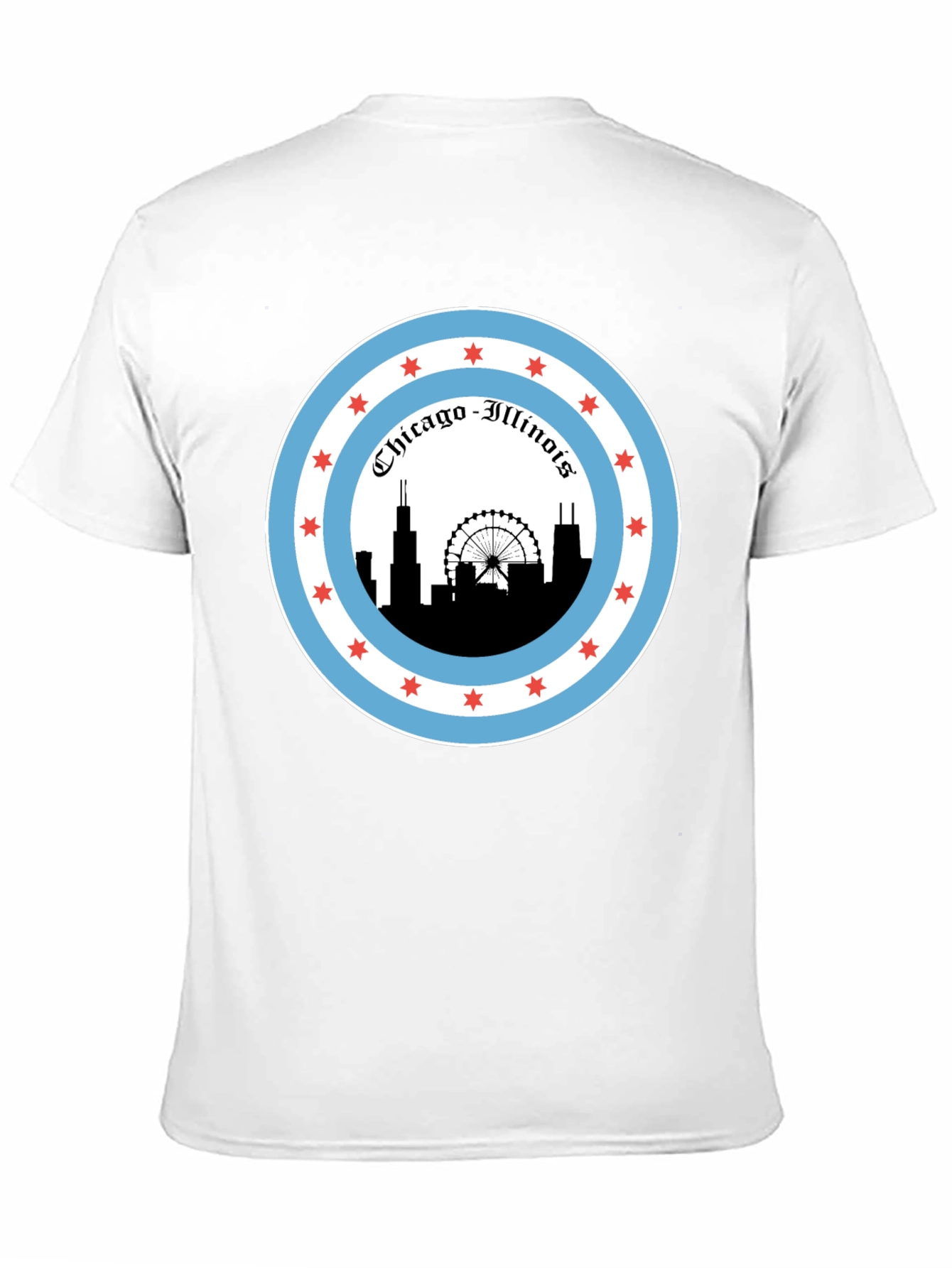 Chicago Illinois Skyline T-Shirt