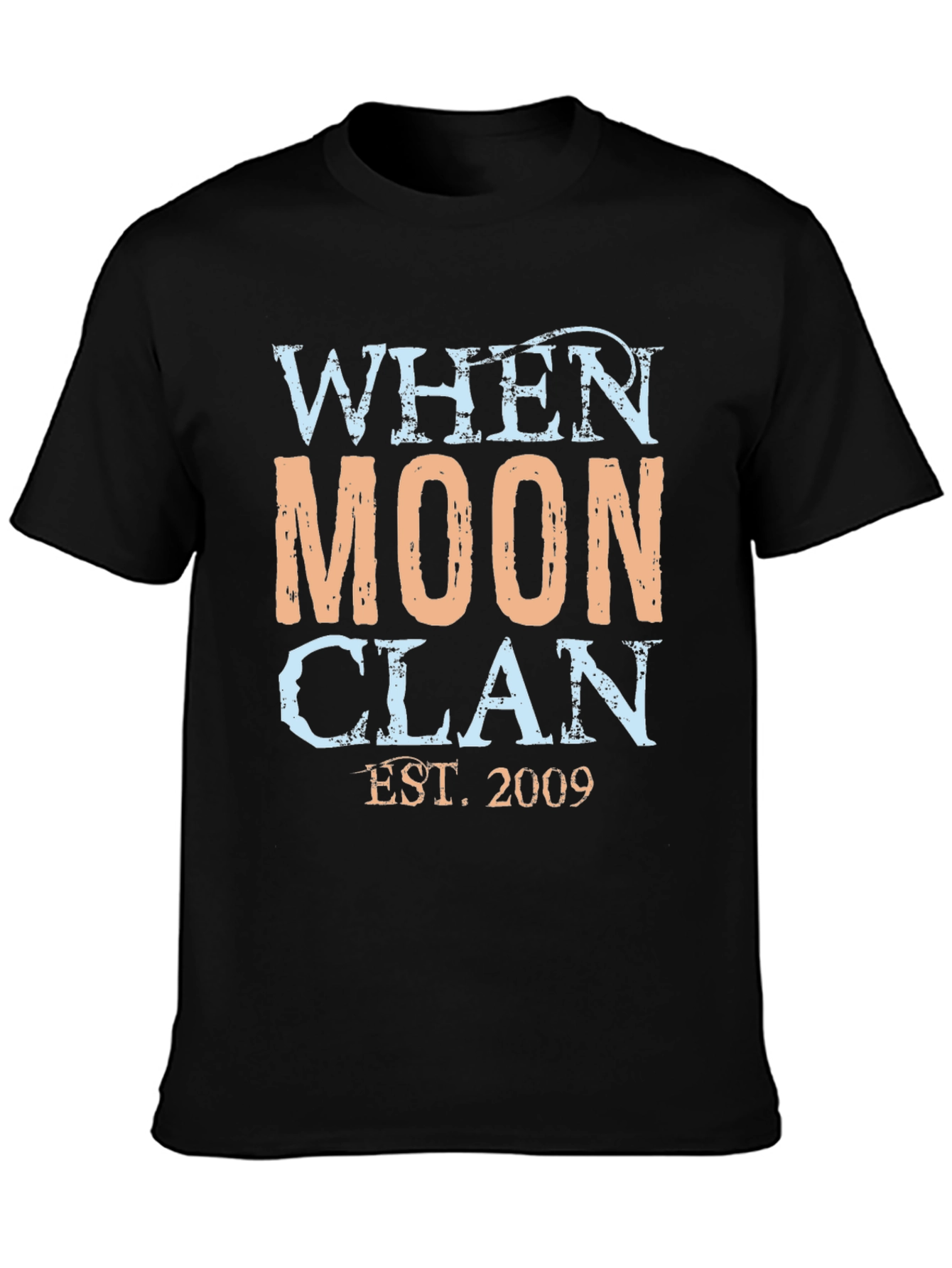 Moon Clan Est. 2009 Black T-Shirt