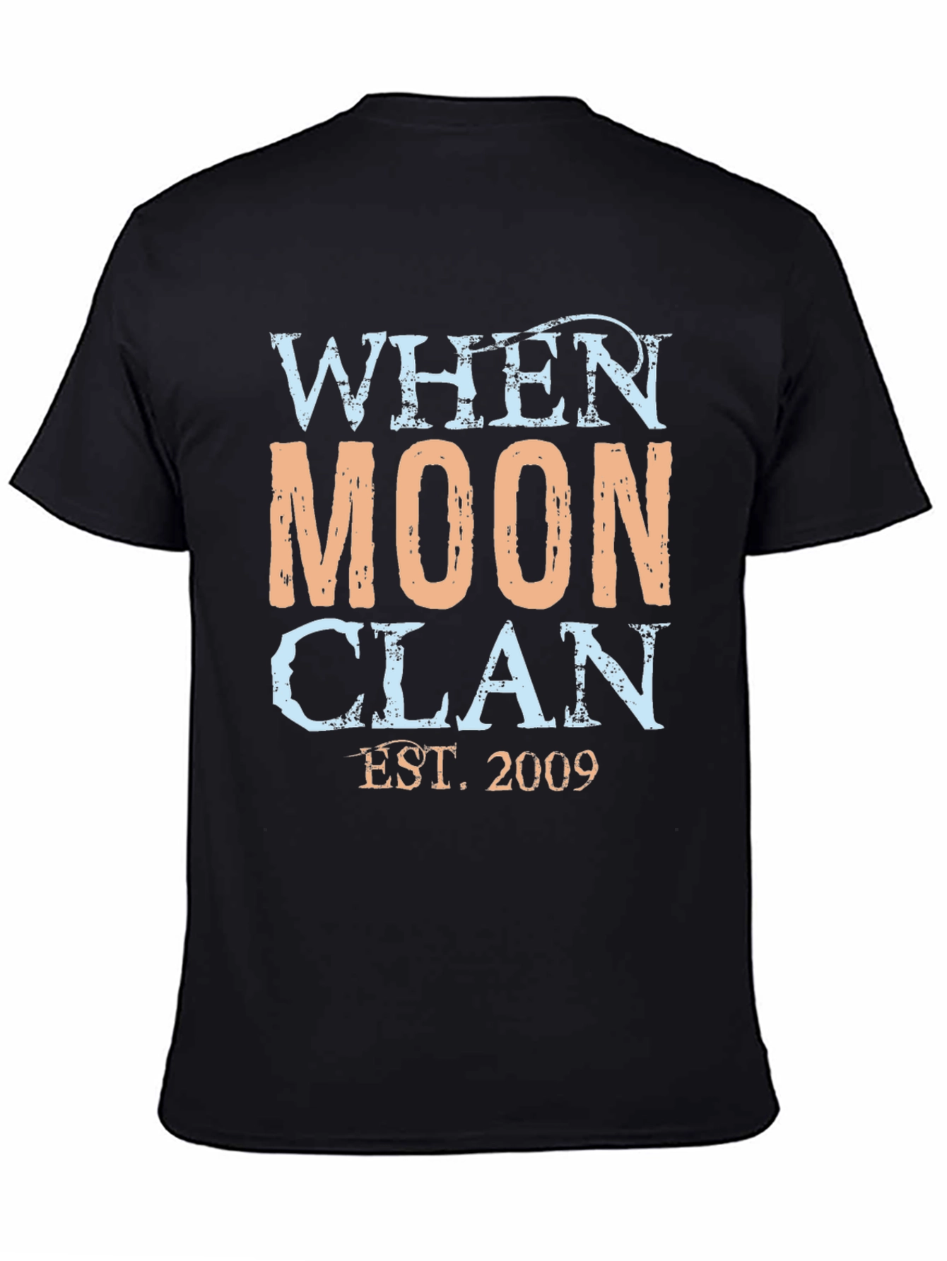 Moon Clan Est. 2009 Black T-Shirt
