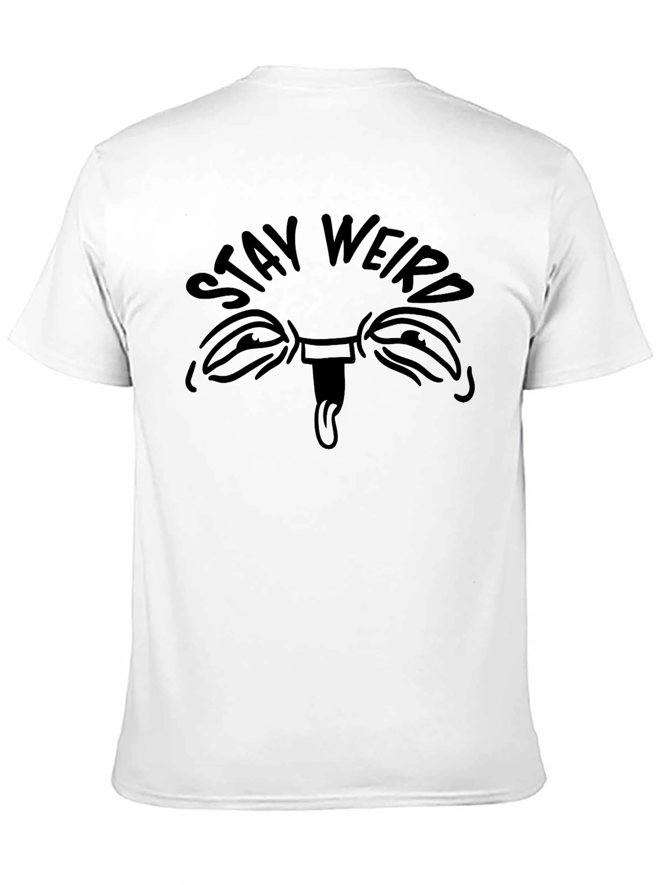 Stay Weird Graphic Tee - Soft Cotton Comfort