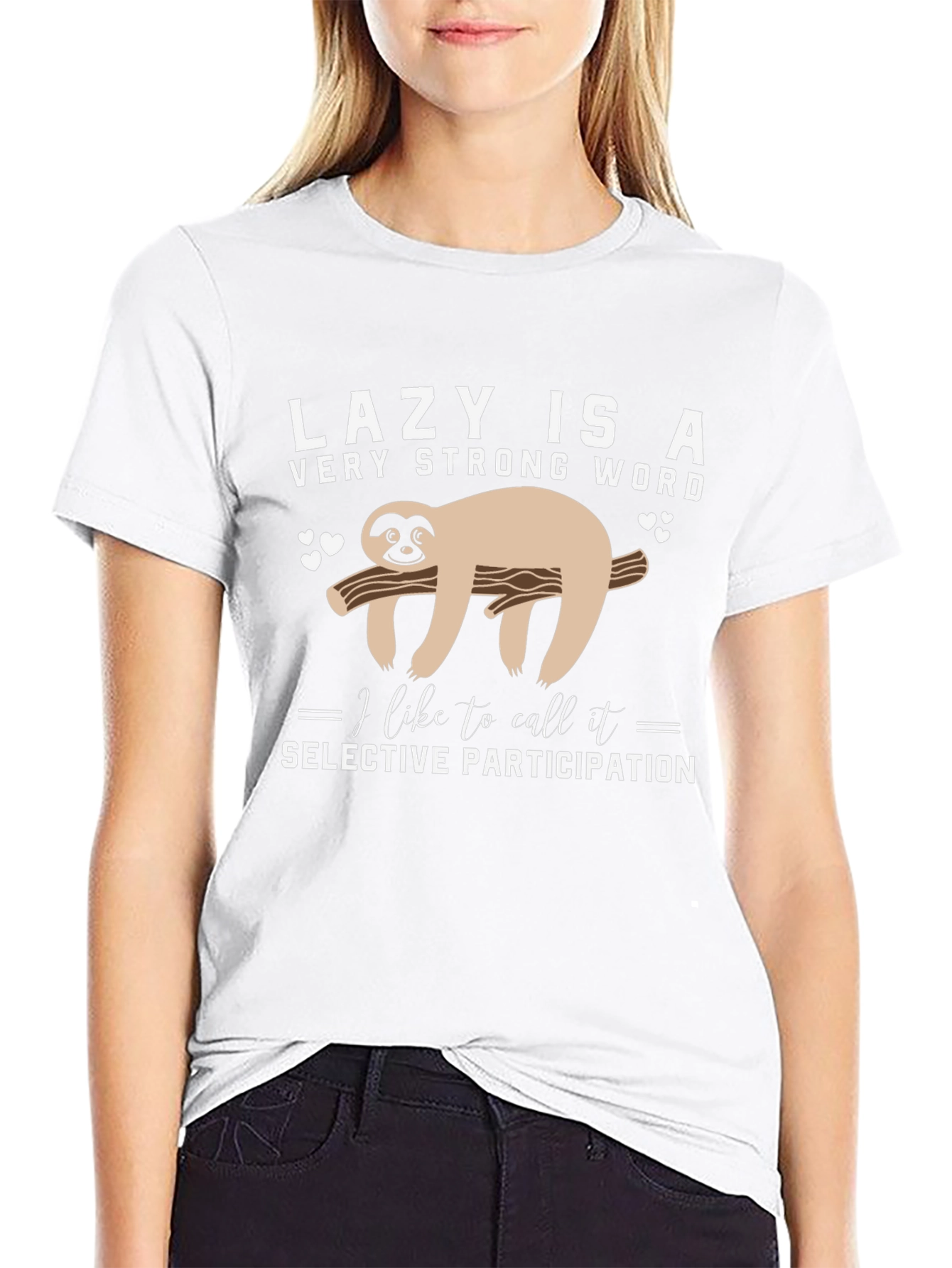 Lazy Sloth T-Shirt: Selective Participation Tee