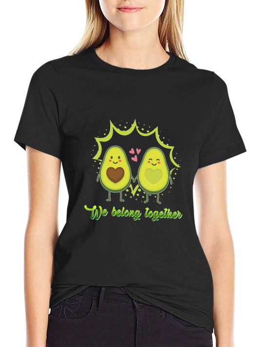 Matching Avocado Couple T-Shirt - We Belong Together