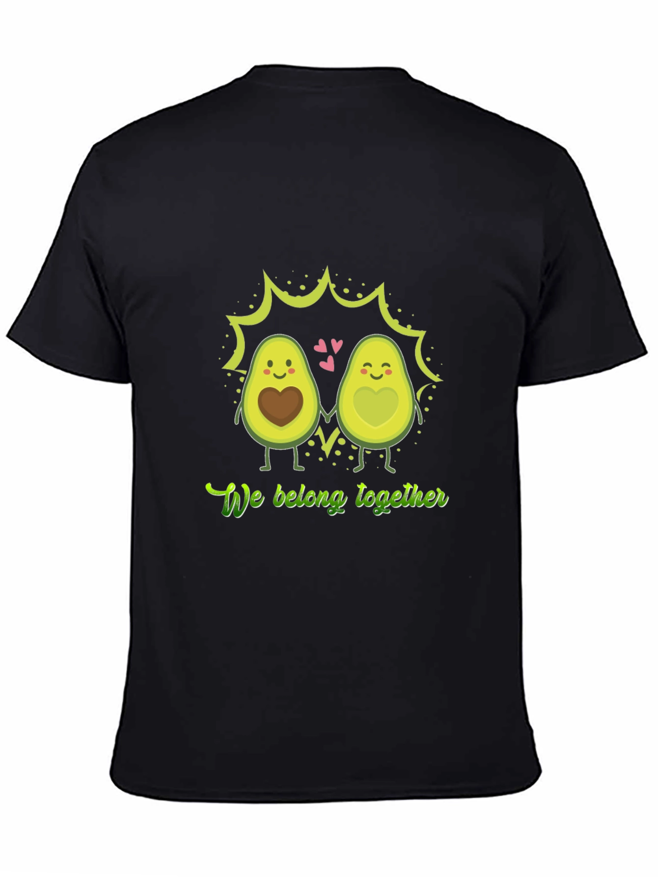 Matching Avocado Couple T-Shirt - We Belong Together