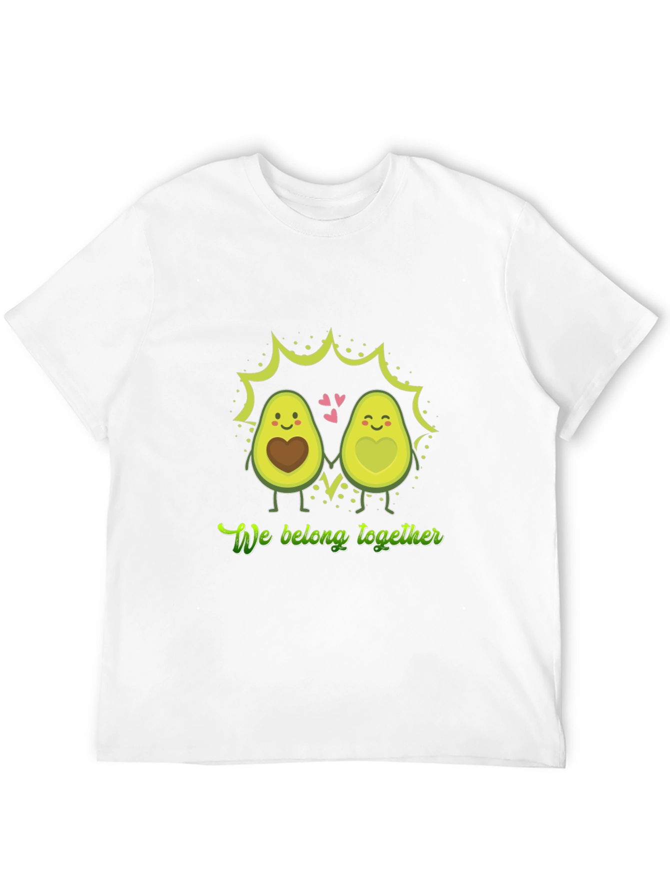 Matching Avocado Couple T-Shirt - We Belong Together