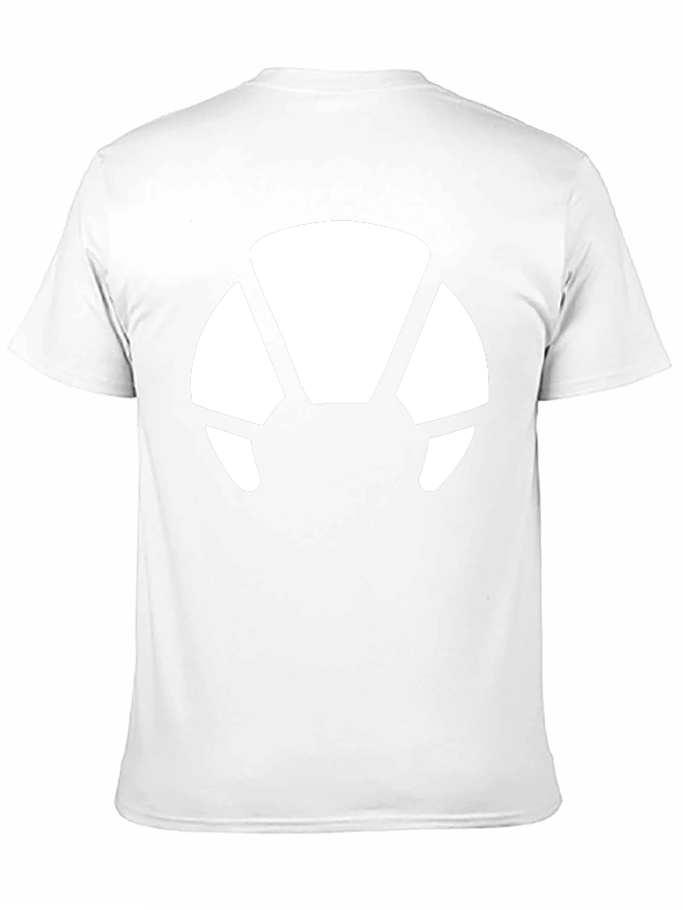 Modern Black Tee with Abstract White Graphic
