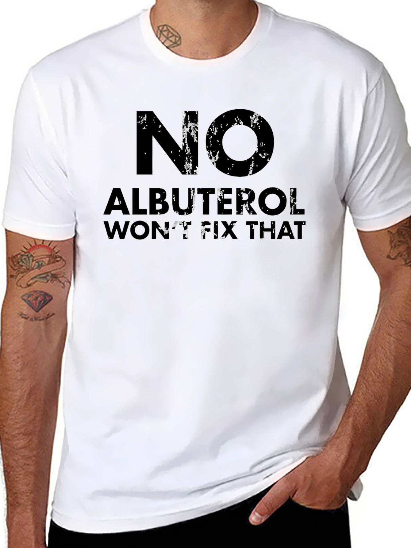 Funny No Albuterol Graphic Tee