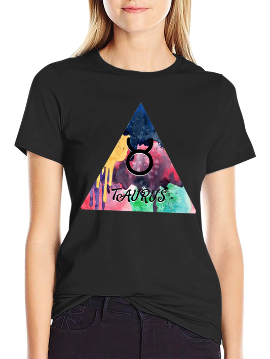 Taurus Zodiac Sign Watercolor Tee