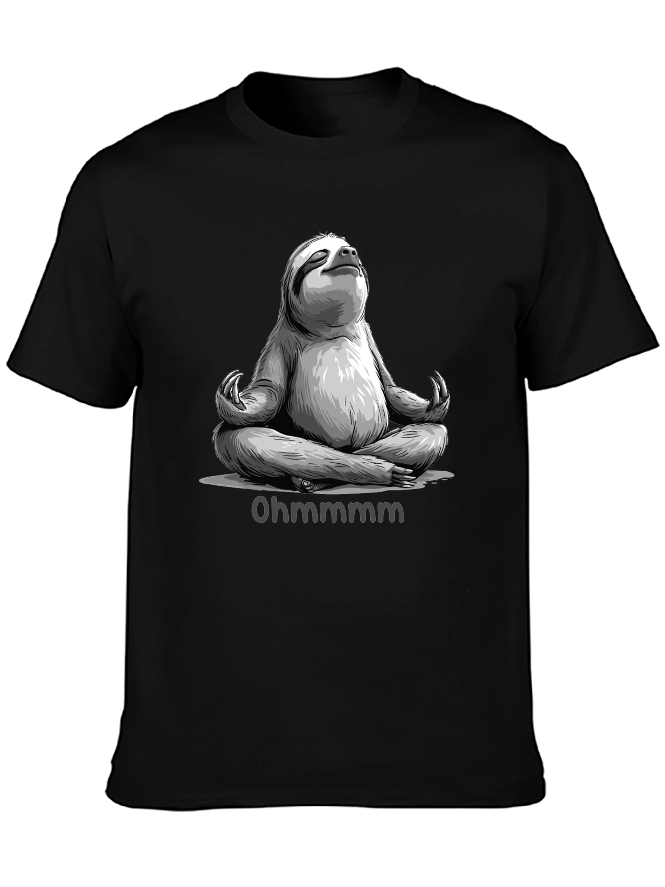 Meditating Sloth T-Shirt - Ohm Funny Yoga Tee