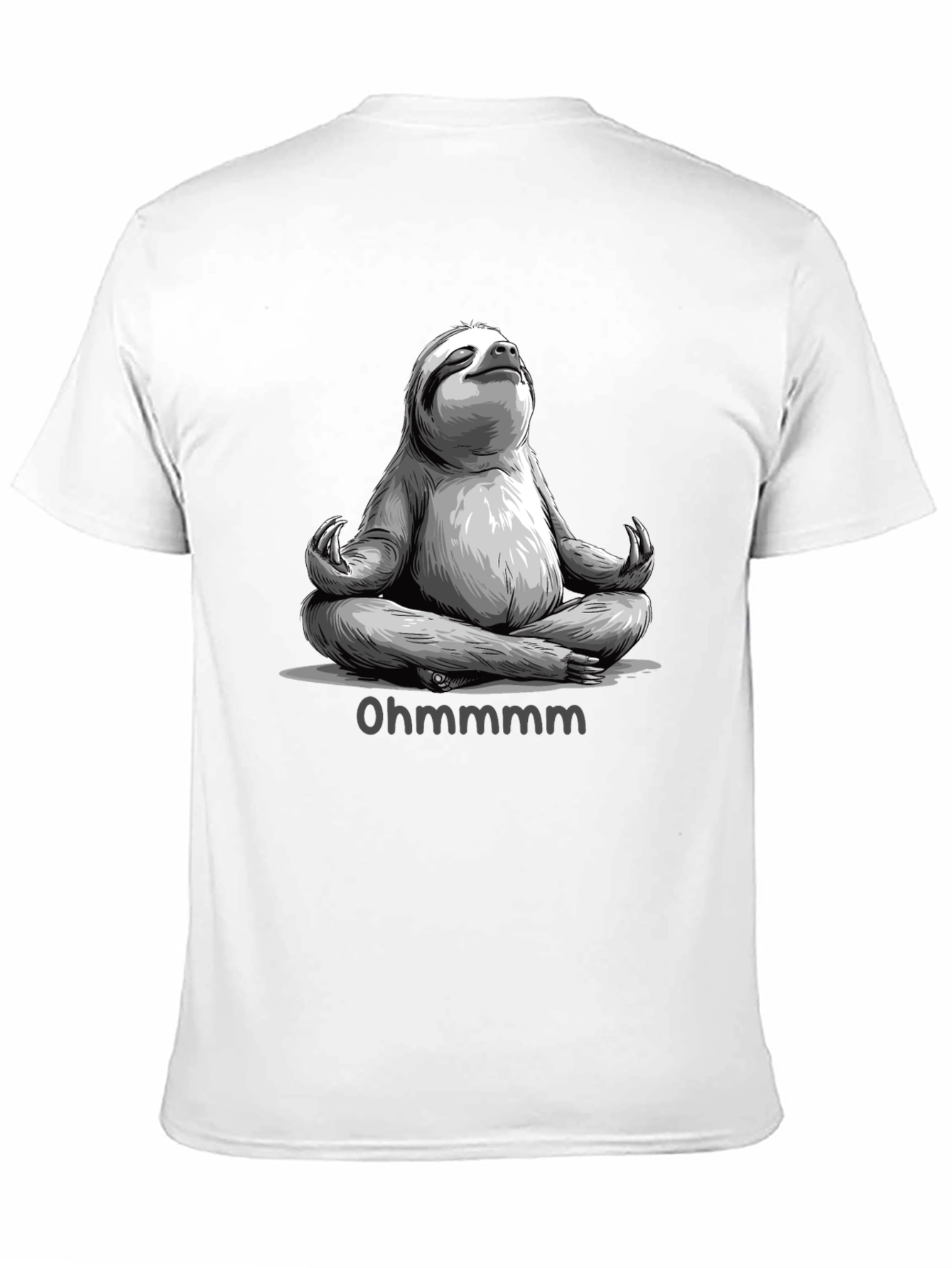 Meditating Sloth T-Shirt - Ohm Funny Yoga Tee