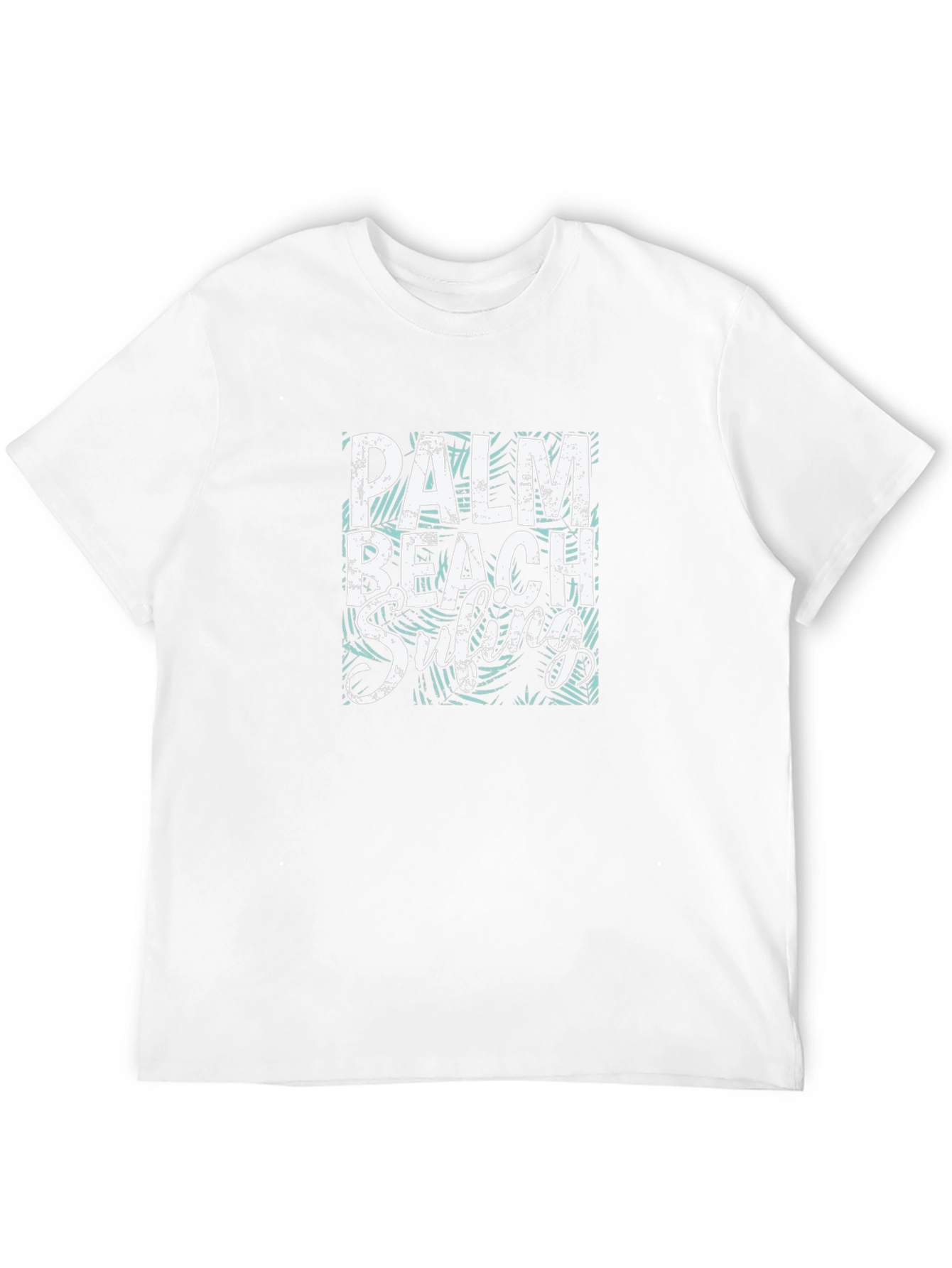 Palm Beach Surfing T-Shirt - Black Graphic Tee