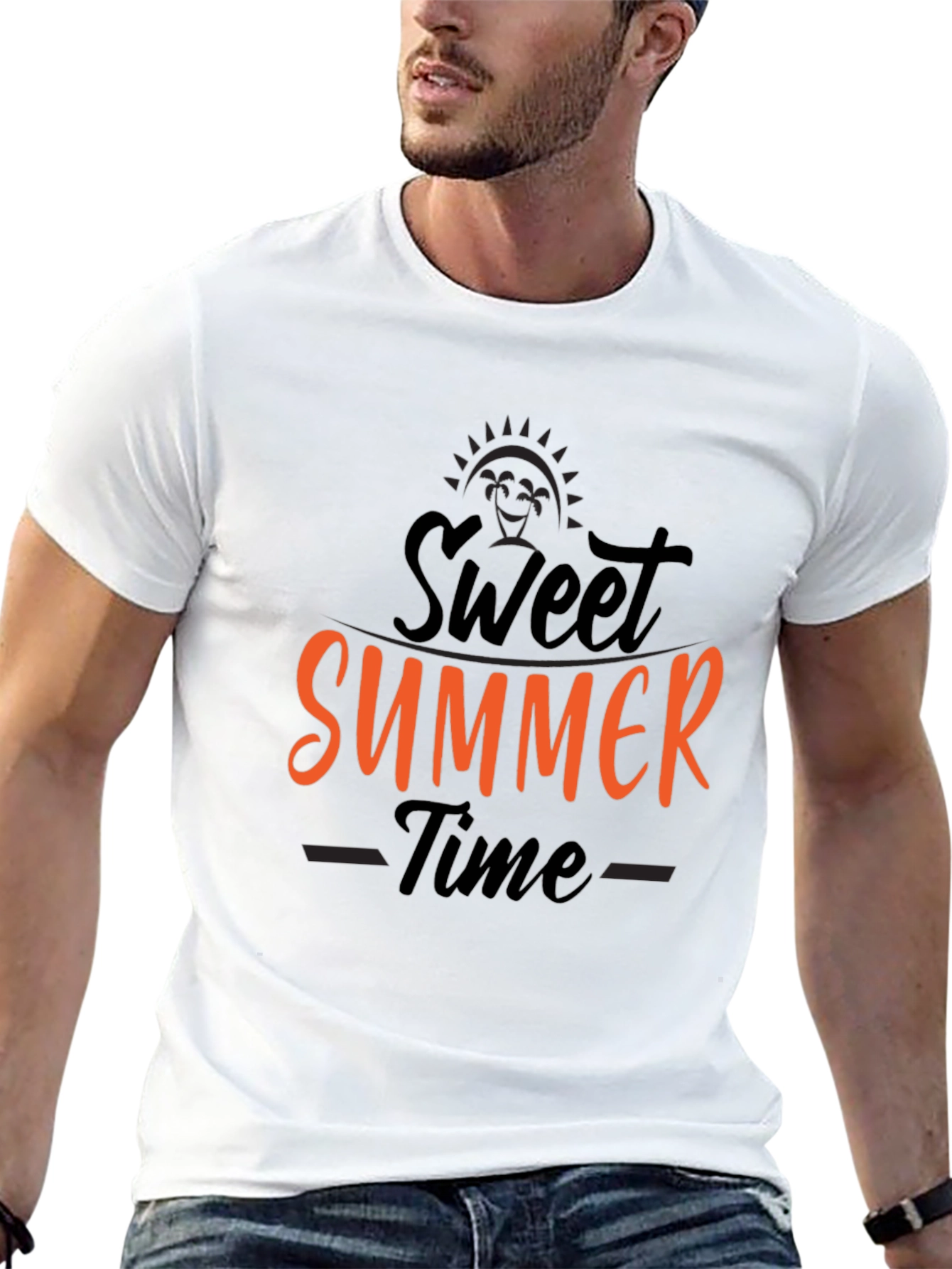 Sweet Summer Time Graphic Tee Shirt
