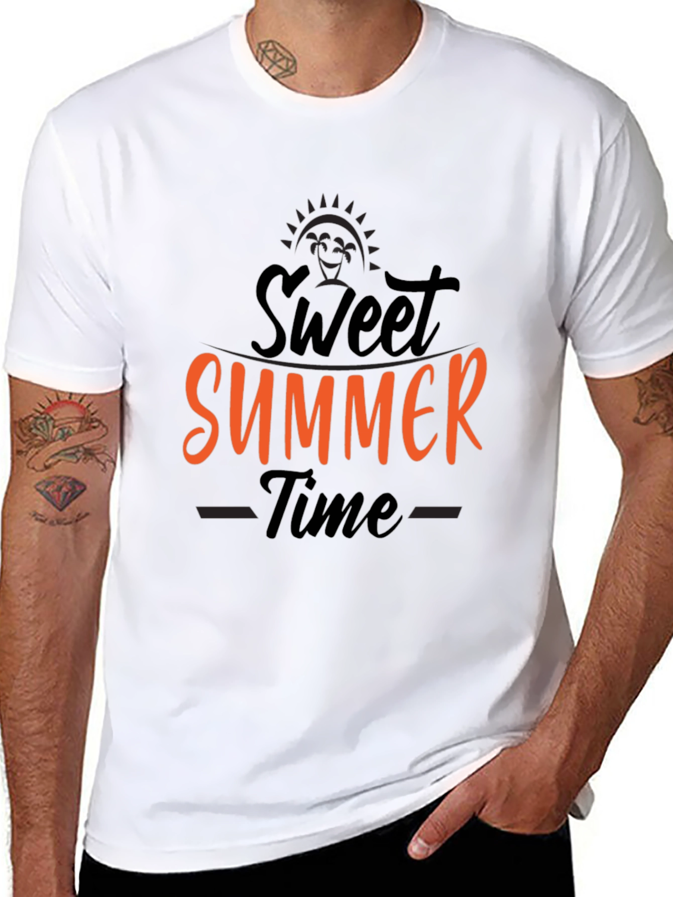 Sweet Summer Time Graphic Tee Shirt
