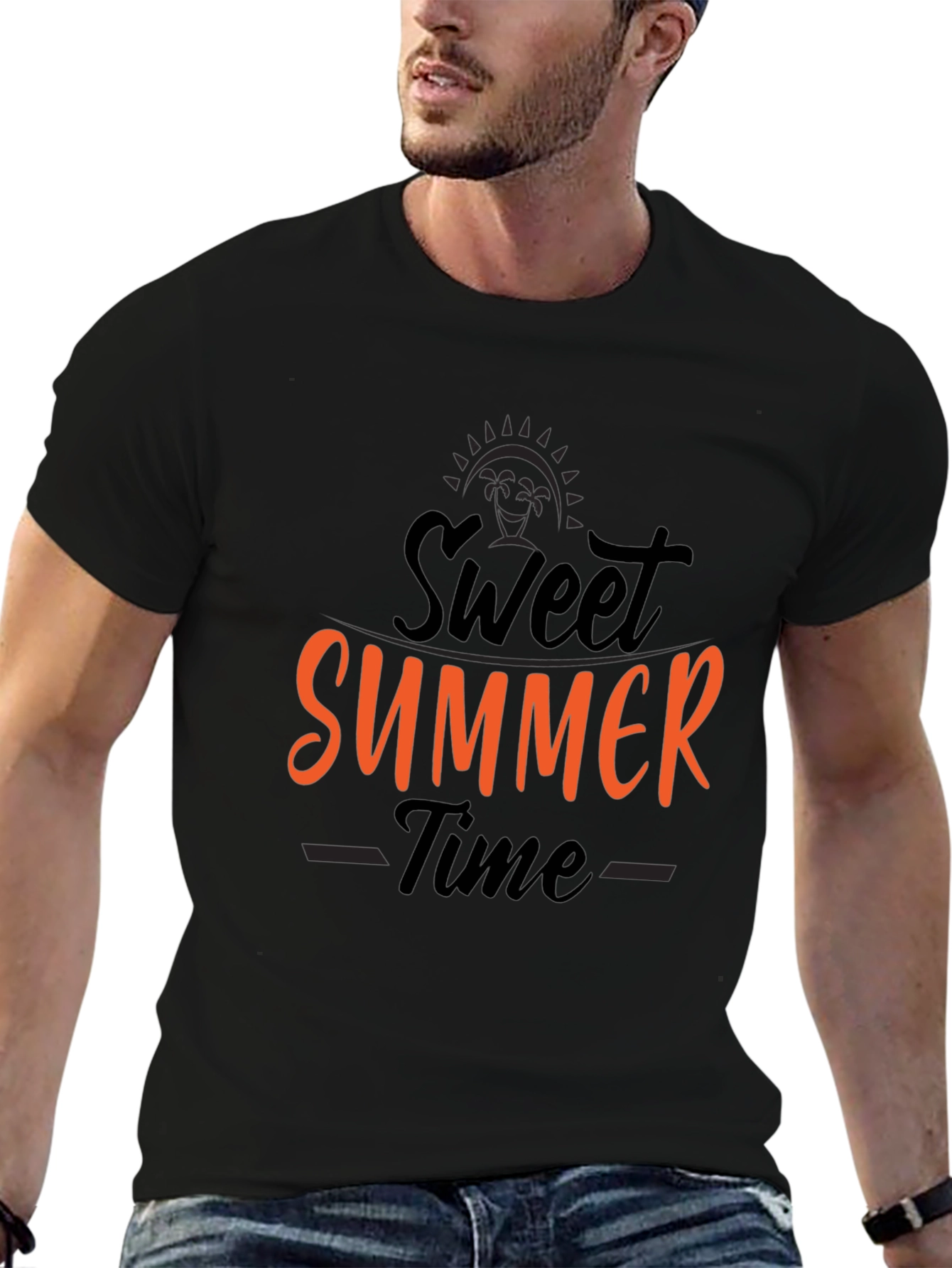 Sweet Summer Time Graphic Tee Shirt