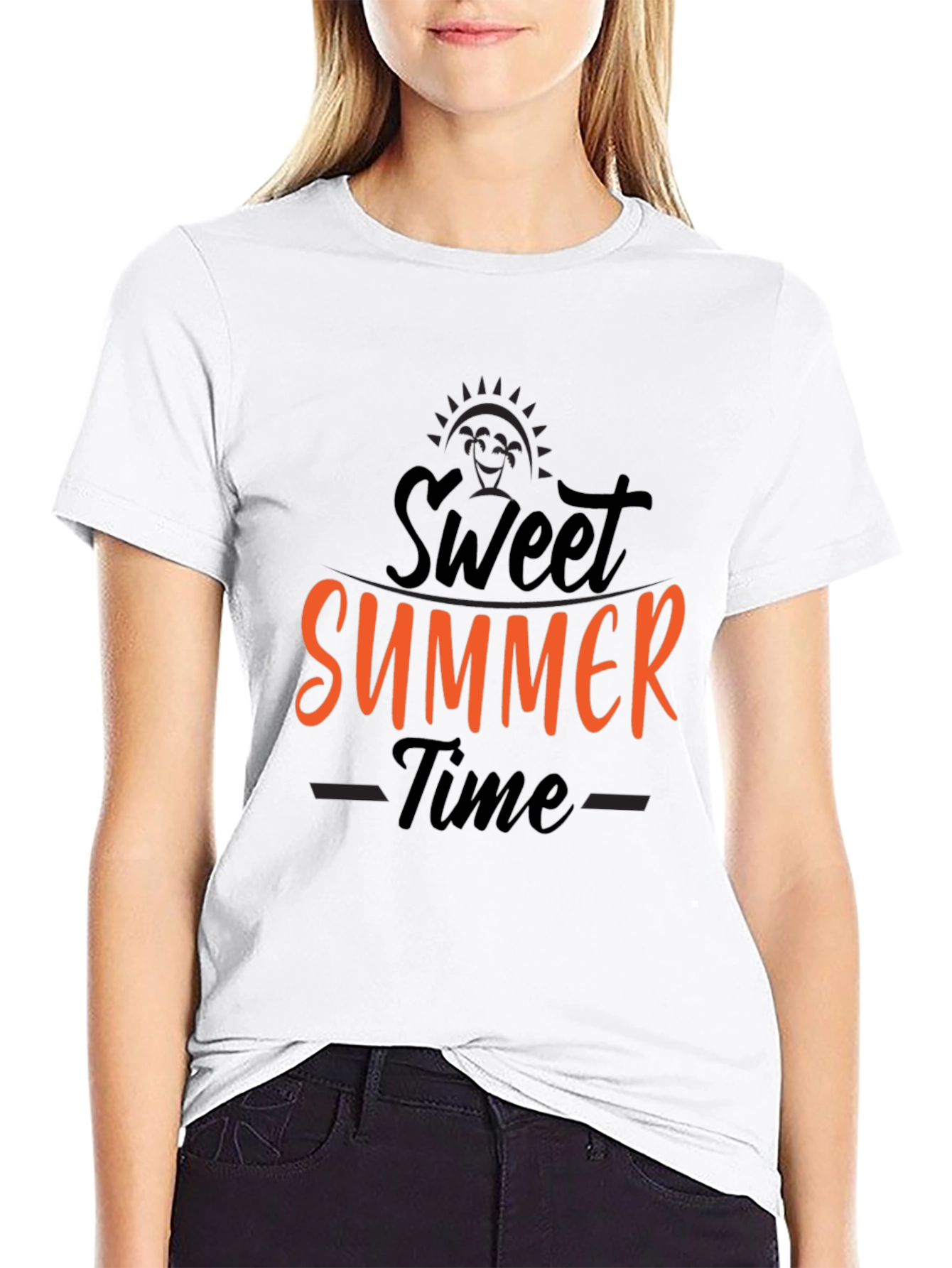 Sweet Summer Time Graphic Tee Shirt
