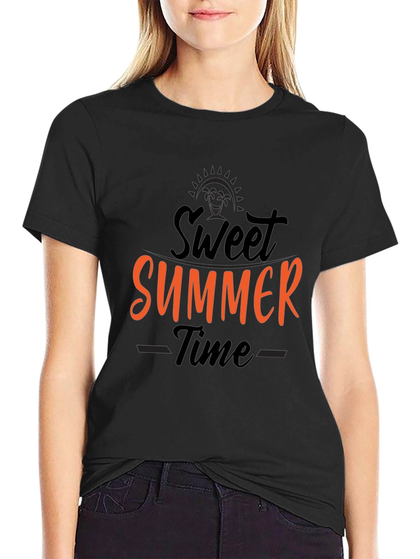 Sweet Summer Time Graphic Tee Shirt