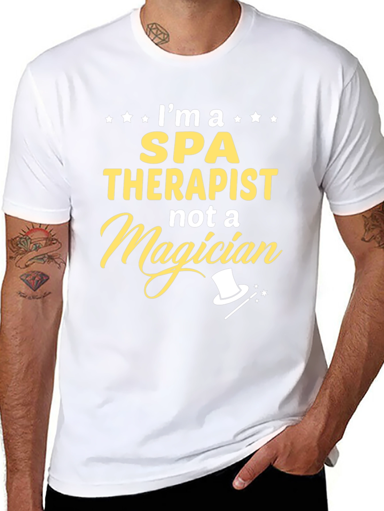 Spa Therapist Novelty Graphic T-Shirt