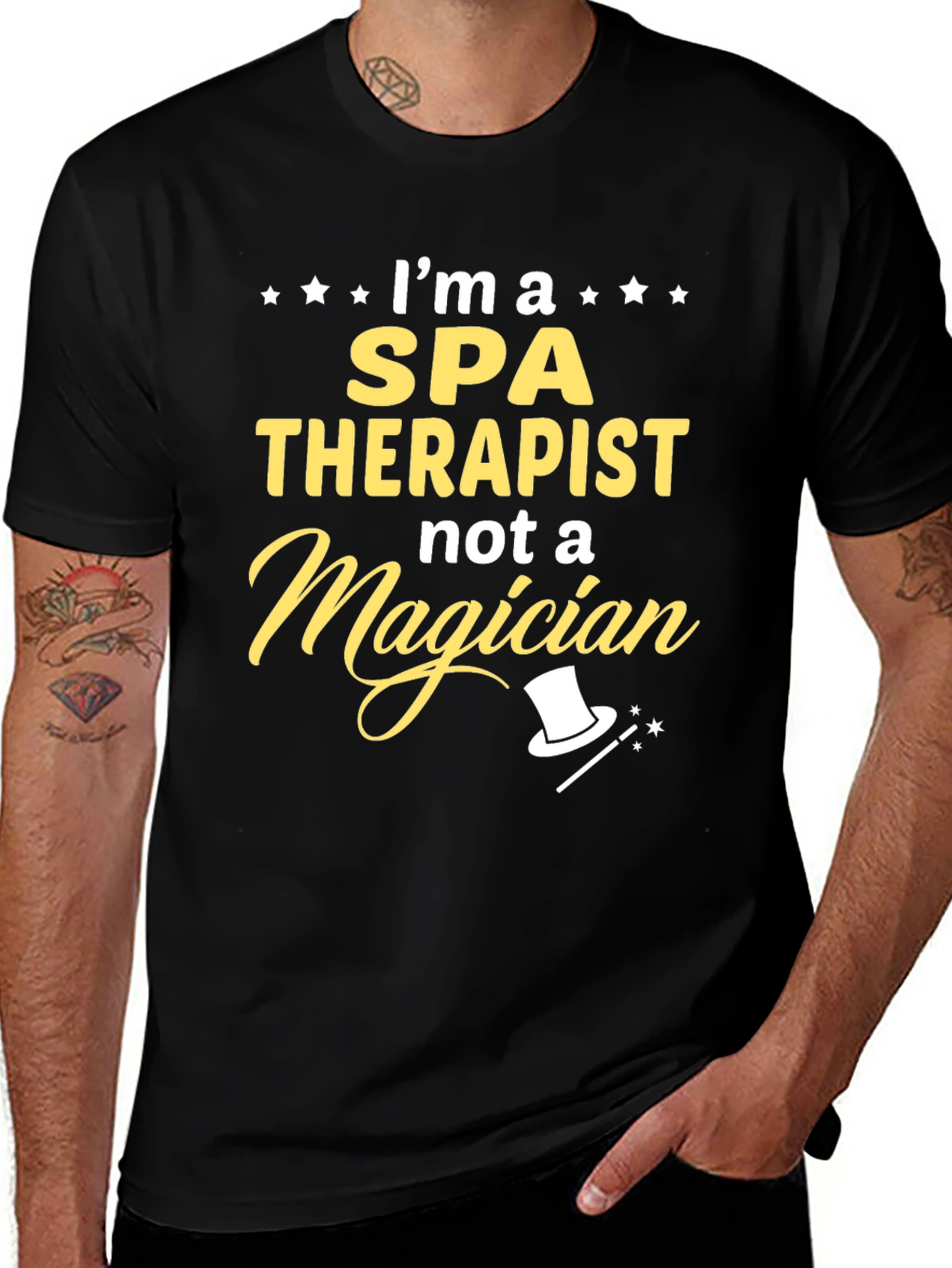 Spa Therapist Novelty Graphic T-Shirt