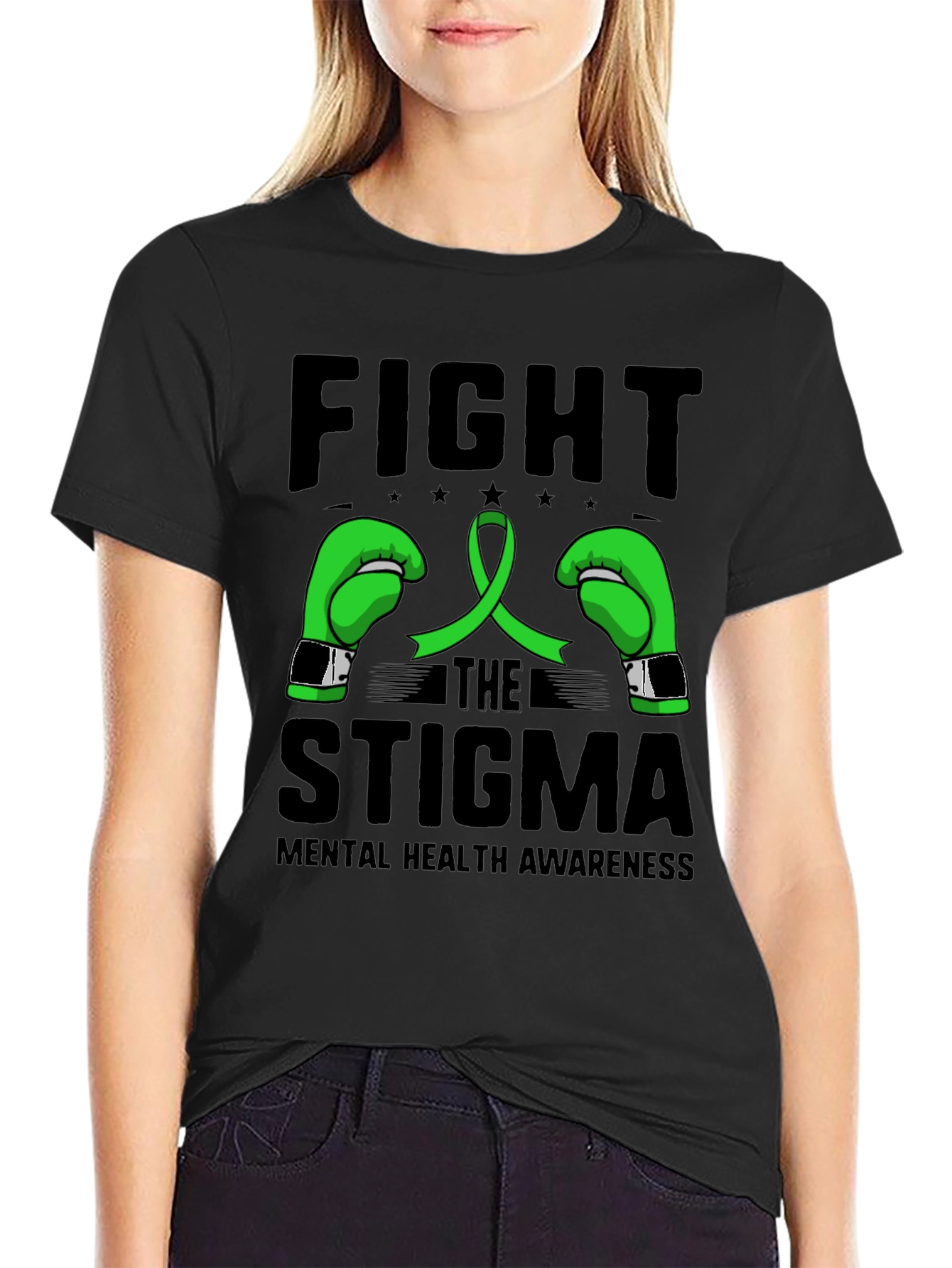 Fight The Stigma Mental Health Awareness T-Shirt