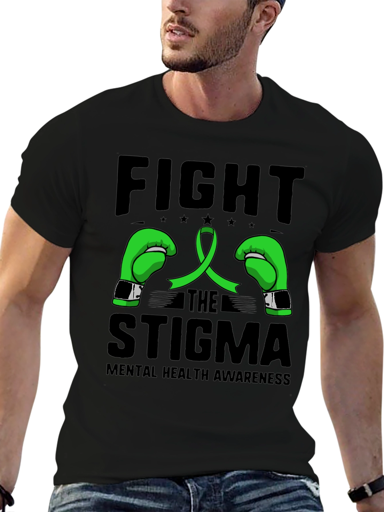 Fight The Stigma Mental Health Awareness T-Shirt