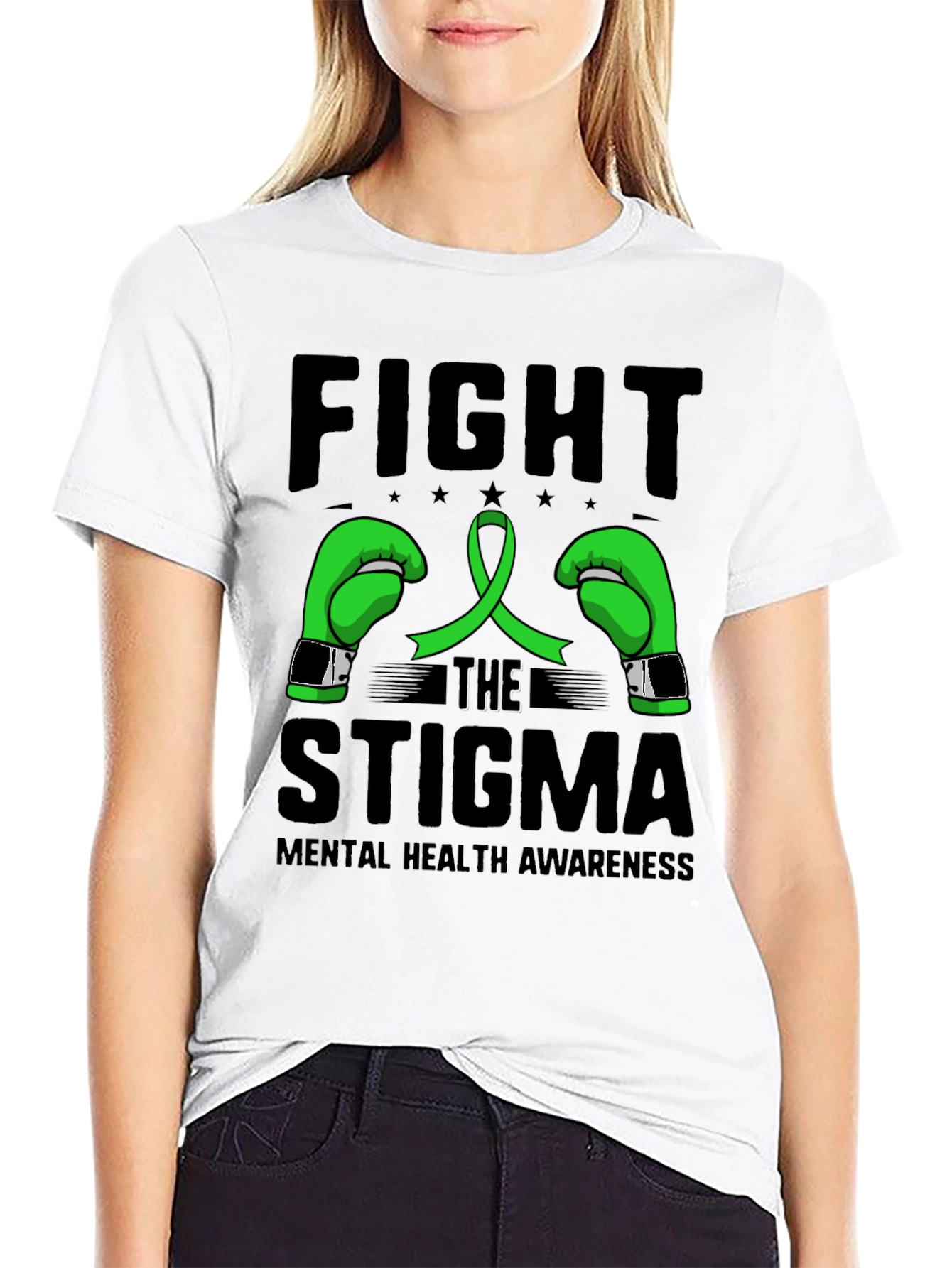 Fight The Stigma Mental Health Awareness T-Shirt