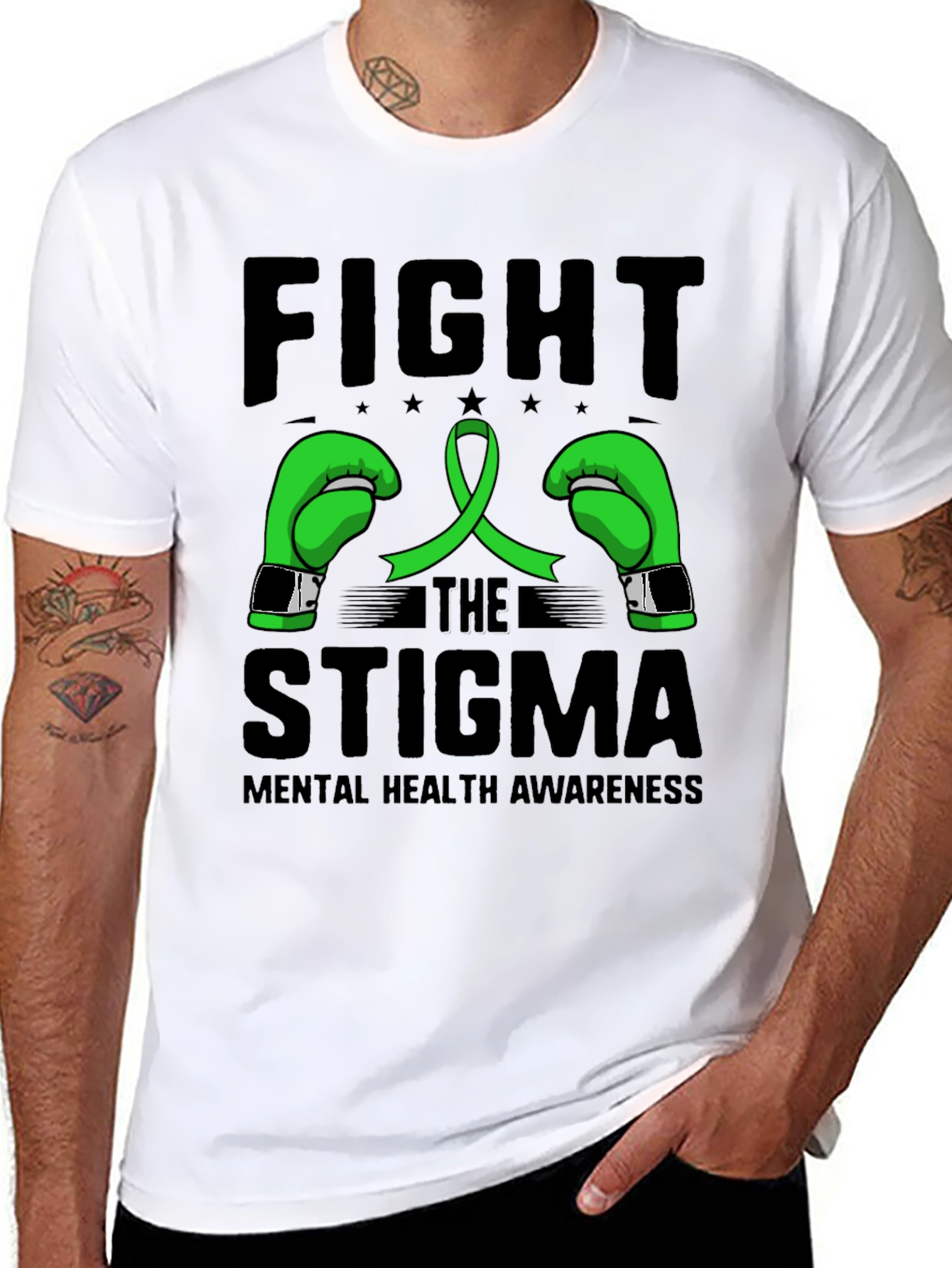 Fight The Stigma Mental Health Awareness T-Shirt