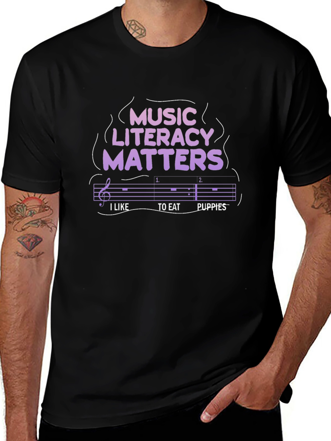 Music Literacy Matters Graphic Tee