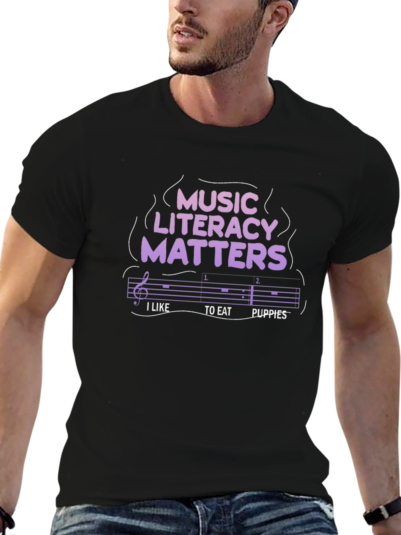 Music Literacy Matters Graphic Tee