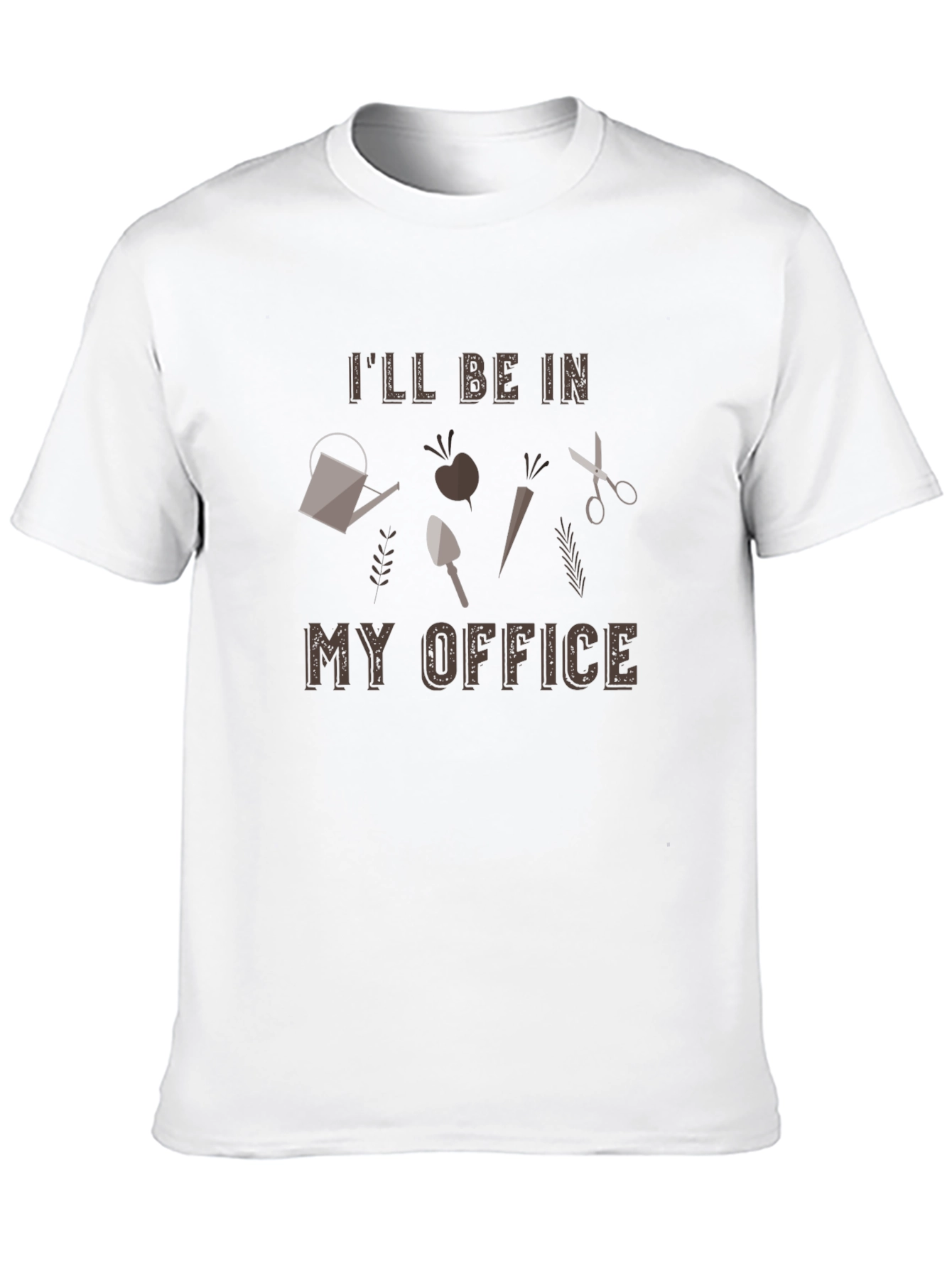 Gardeners Office T-Shirt - Gardening Tools Design
