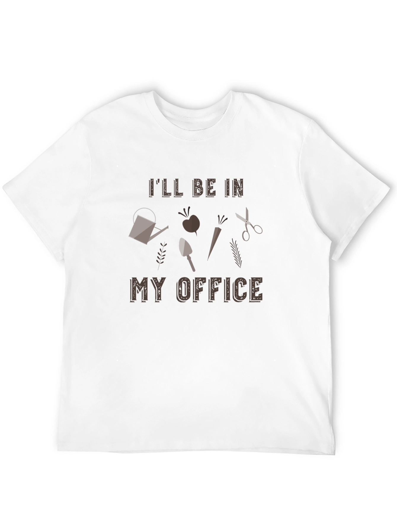 Gardeners Office T-Shirt - Gardening Tools Design