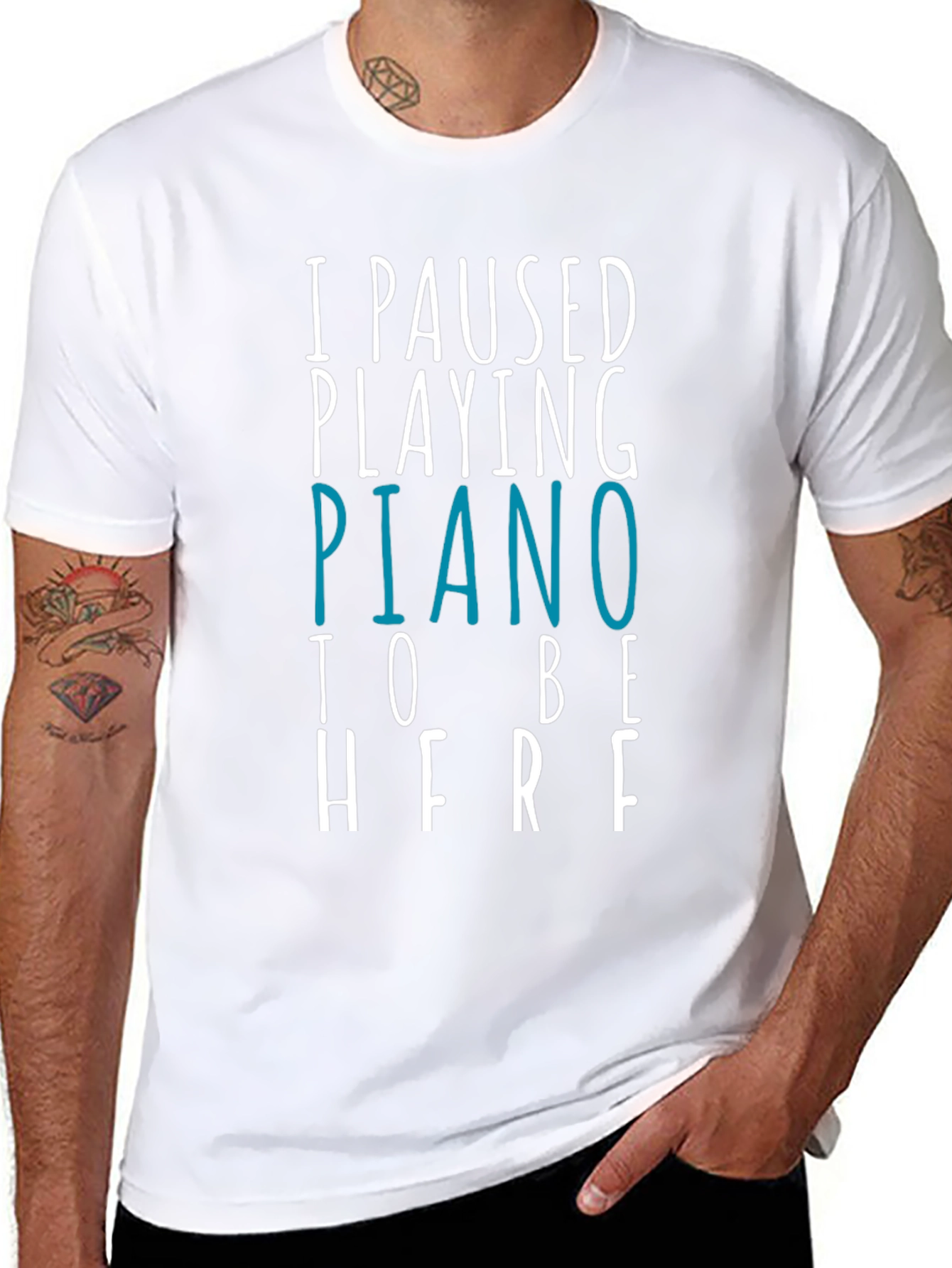 Piano Player Humor T-Shirt