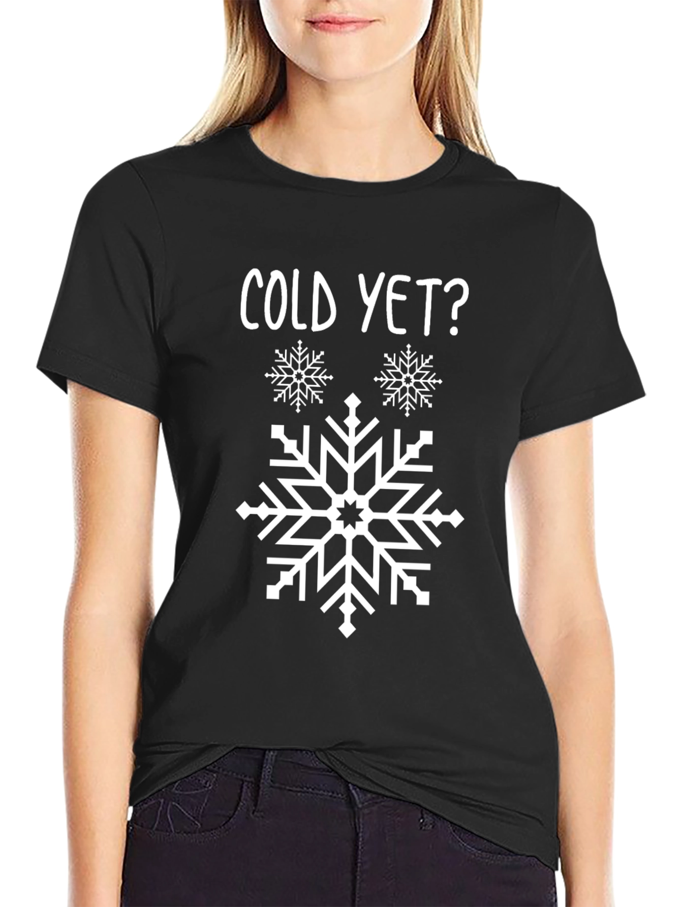 Cold Yet? Snowflake Graphic Tee