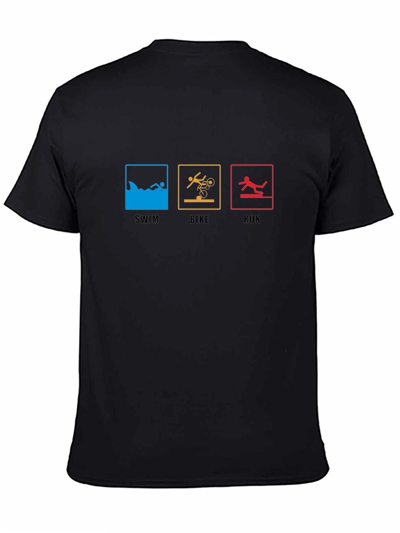 Triathlon T-Shirt: Swim Bike Run - Sporty Tee