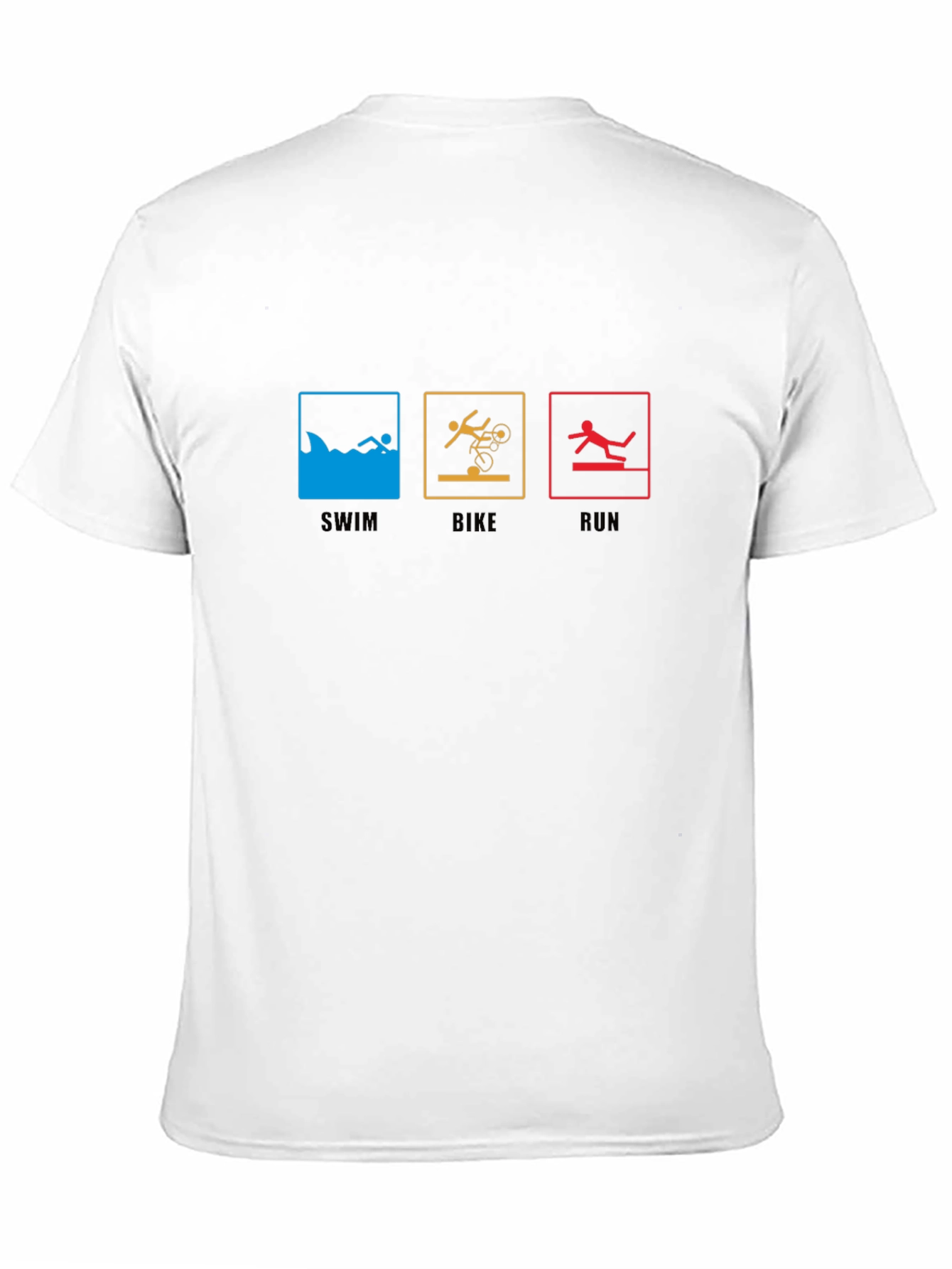 Triathlon T-Shirt: Swim Bike Run - Sporty Tee