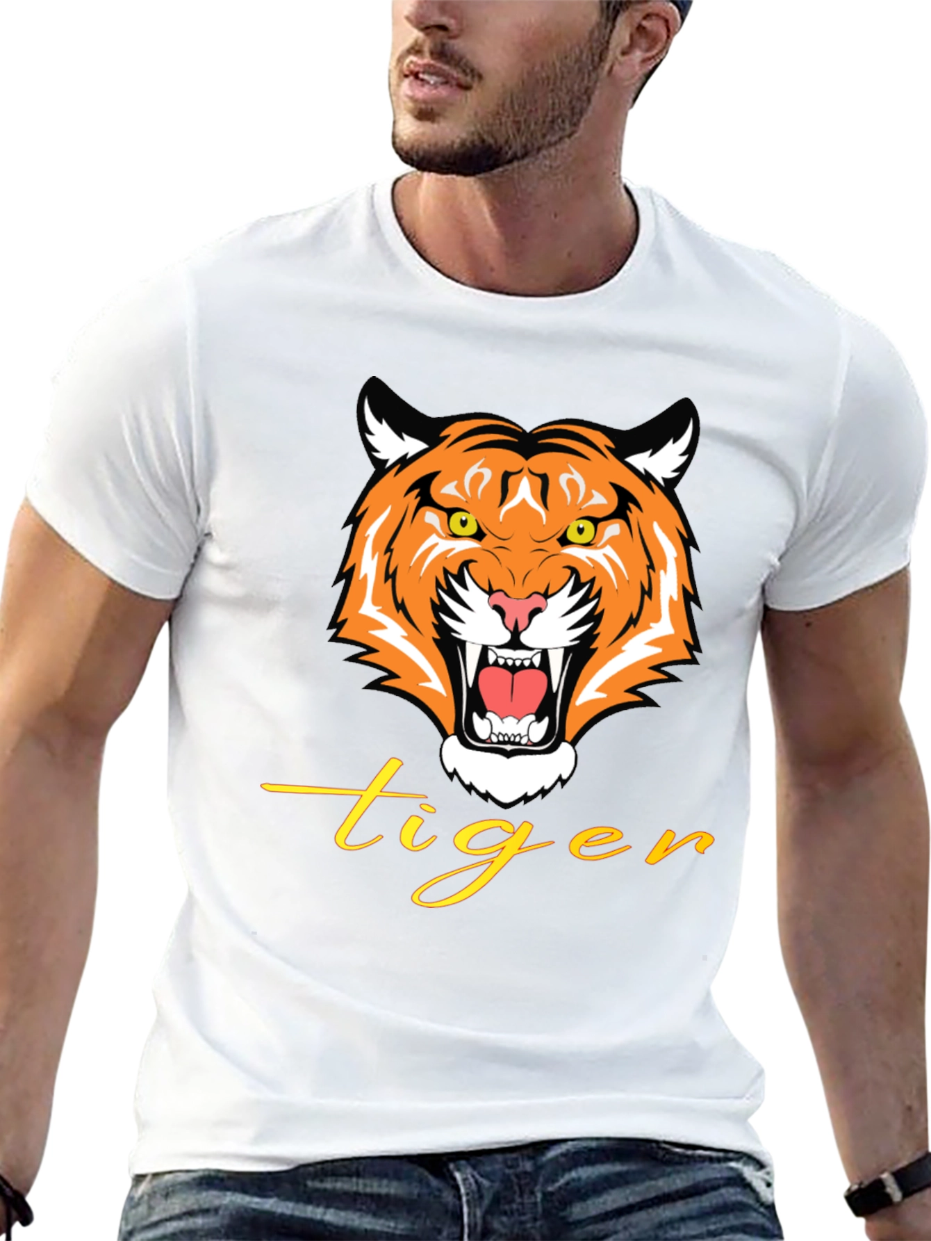 Bold Tiger Graphic Tee - Roar in Style!