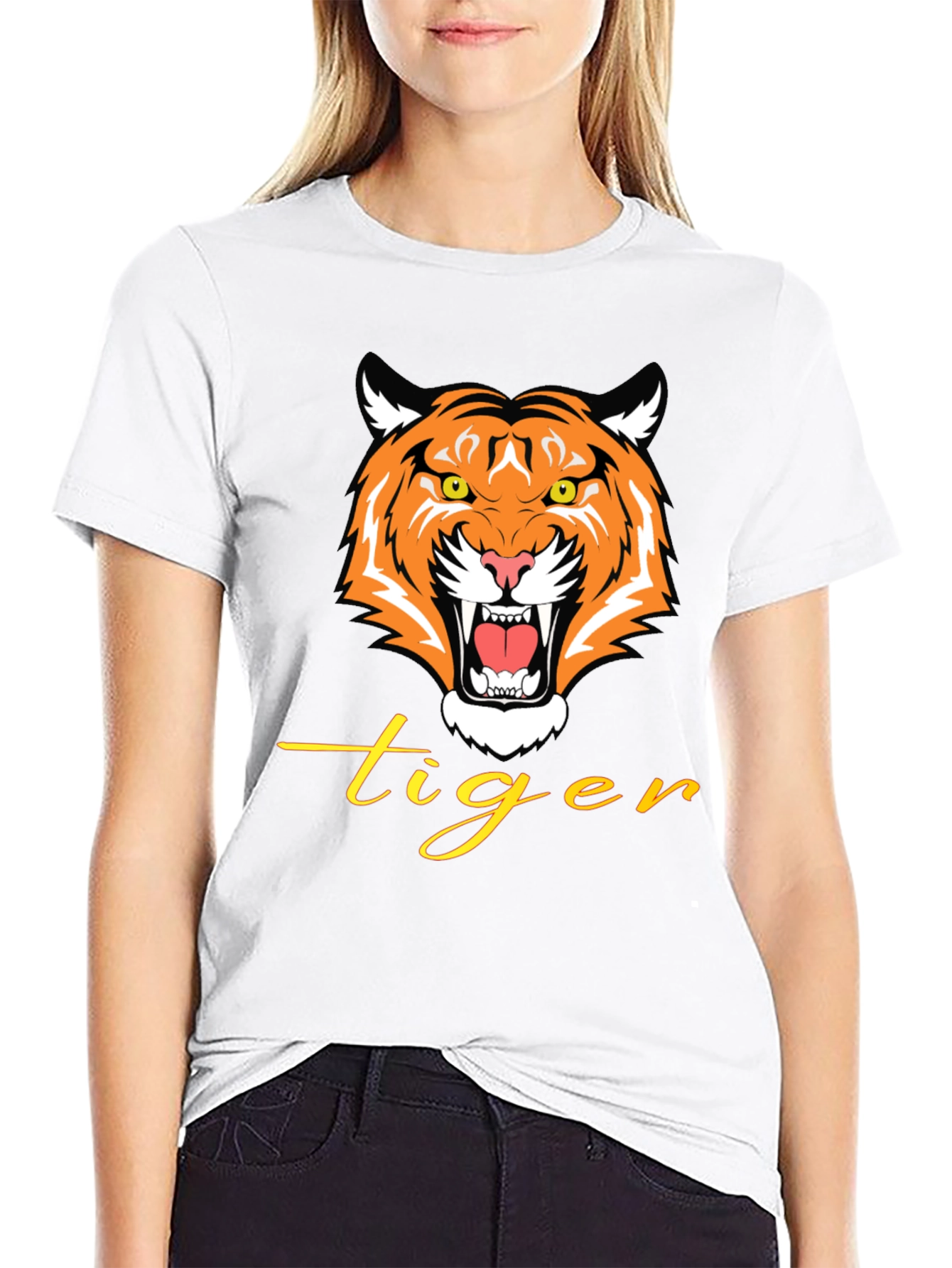 Bold Tiger Graphic Tee - Roar in Style!