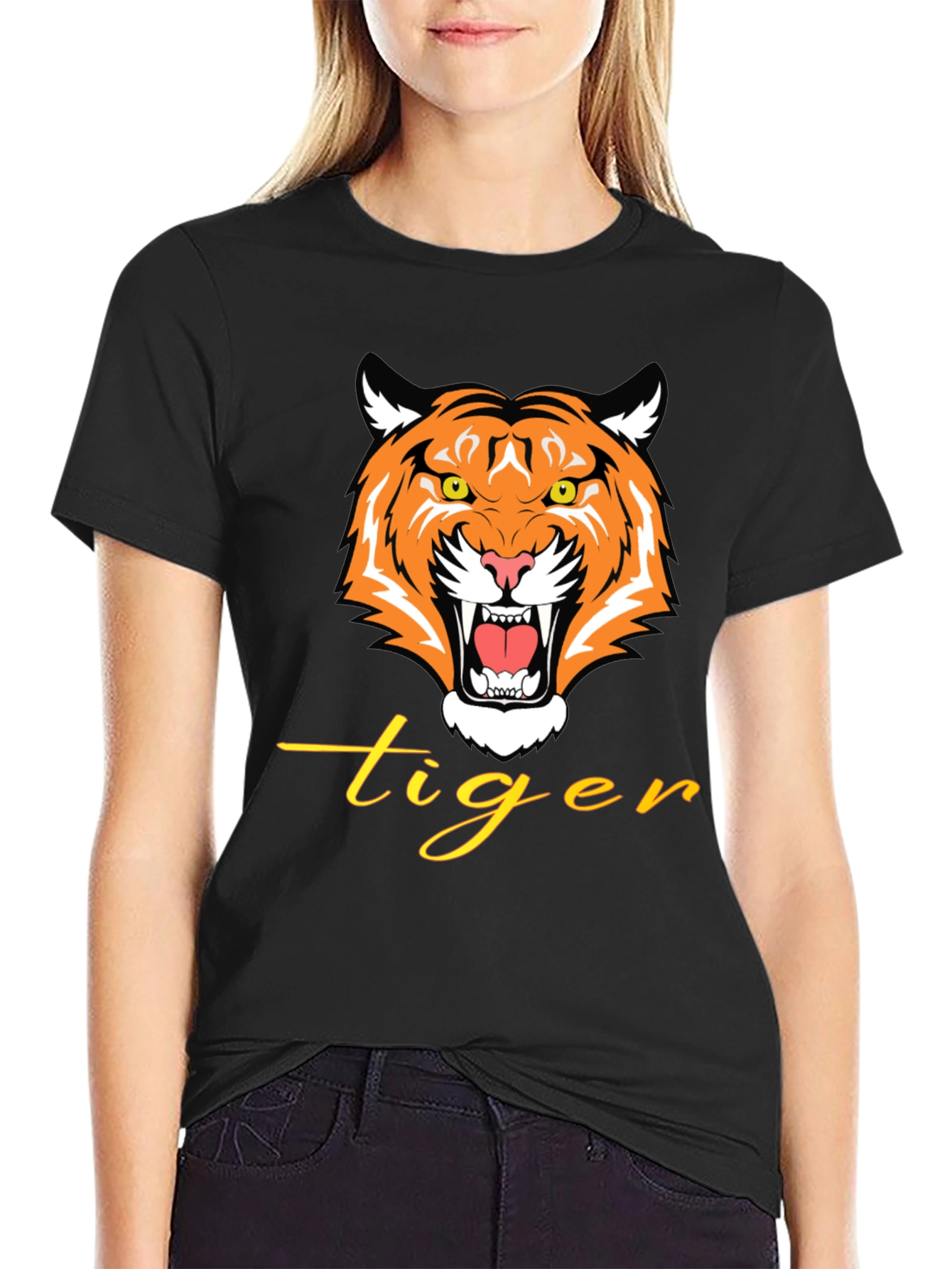 Bold Tiger Graphic Tee - Roar in Style!
