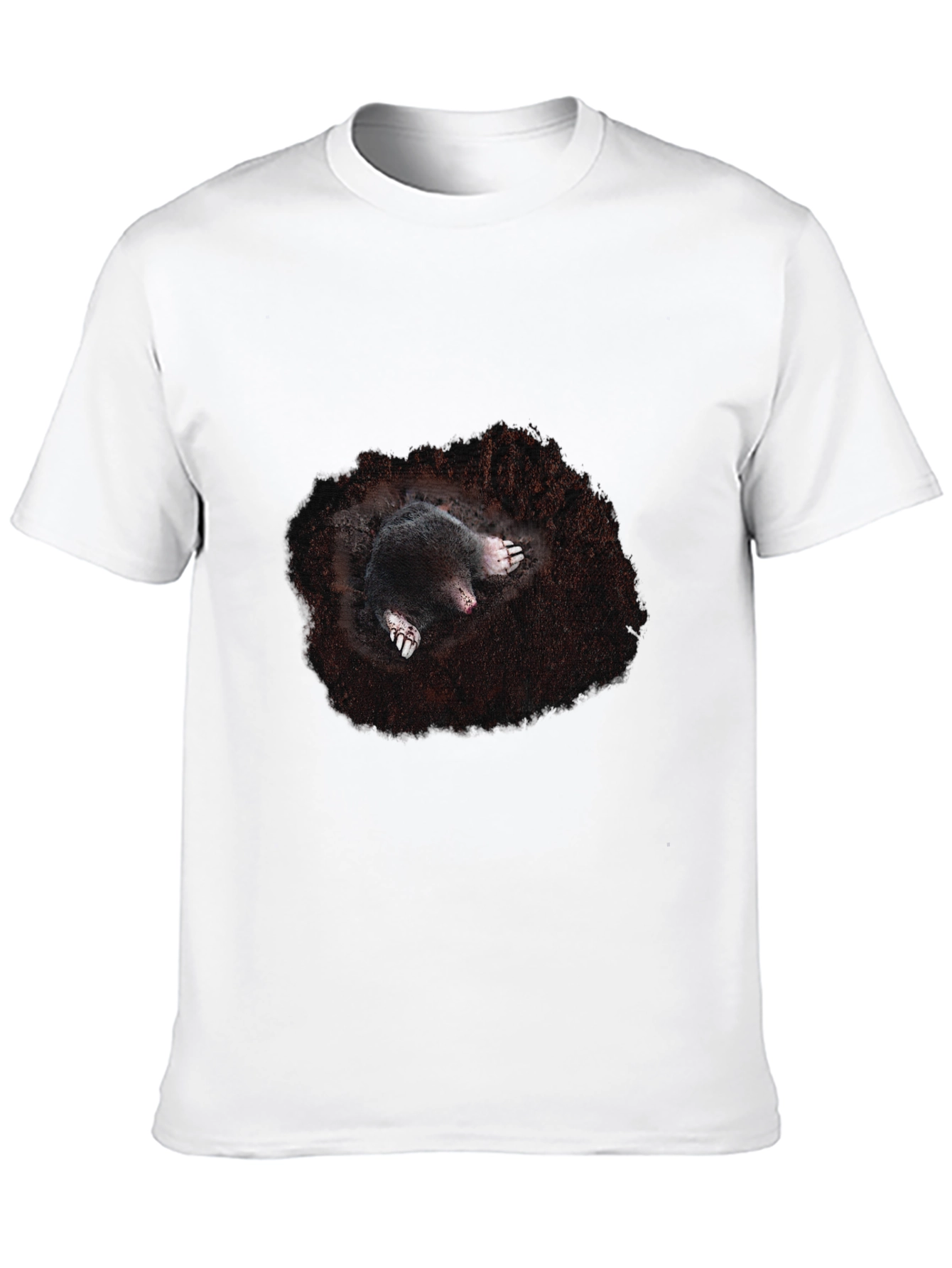 Mole Burrow T-Shirt - Unique Animal Tee