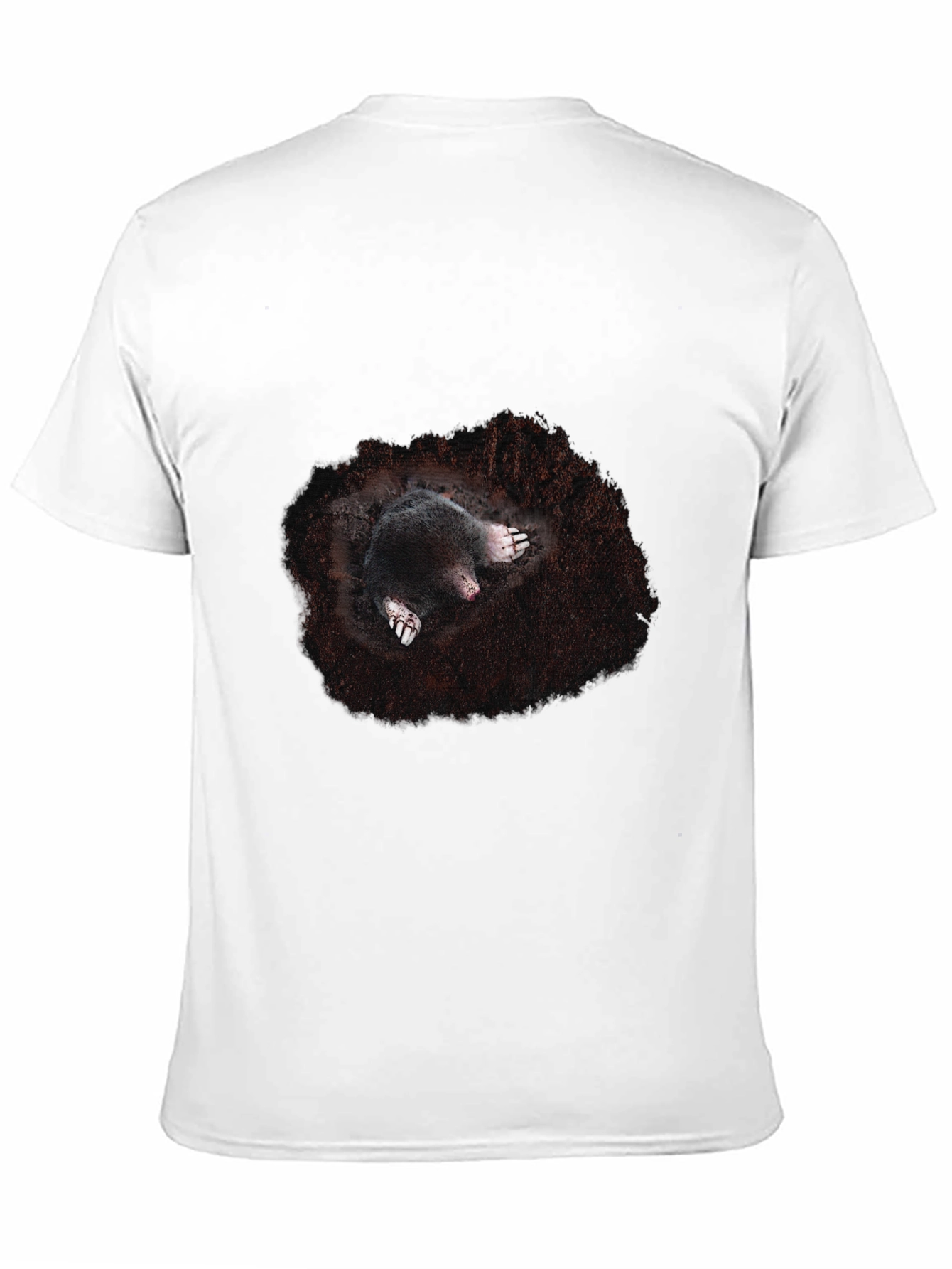 Mole Burrow T-Shirt - Unique Animal Tee