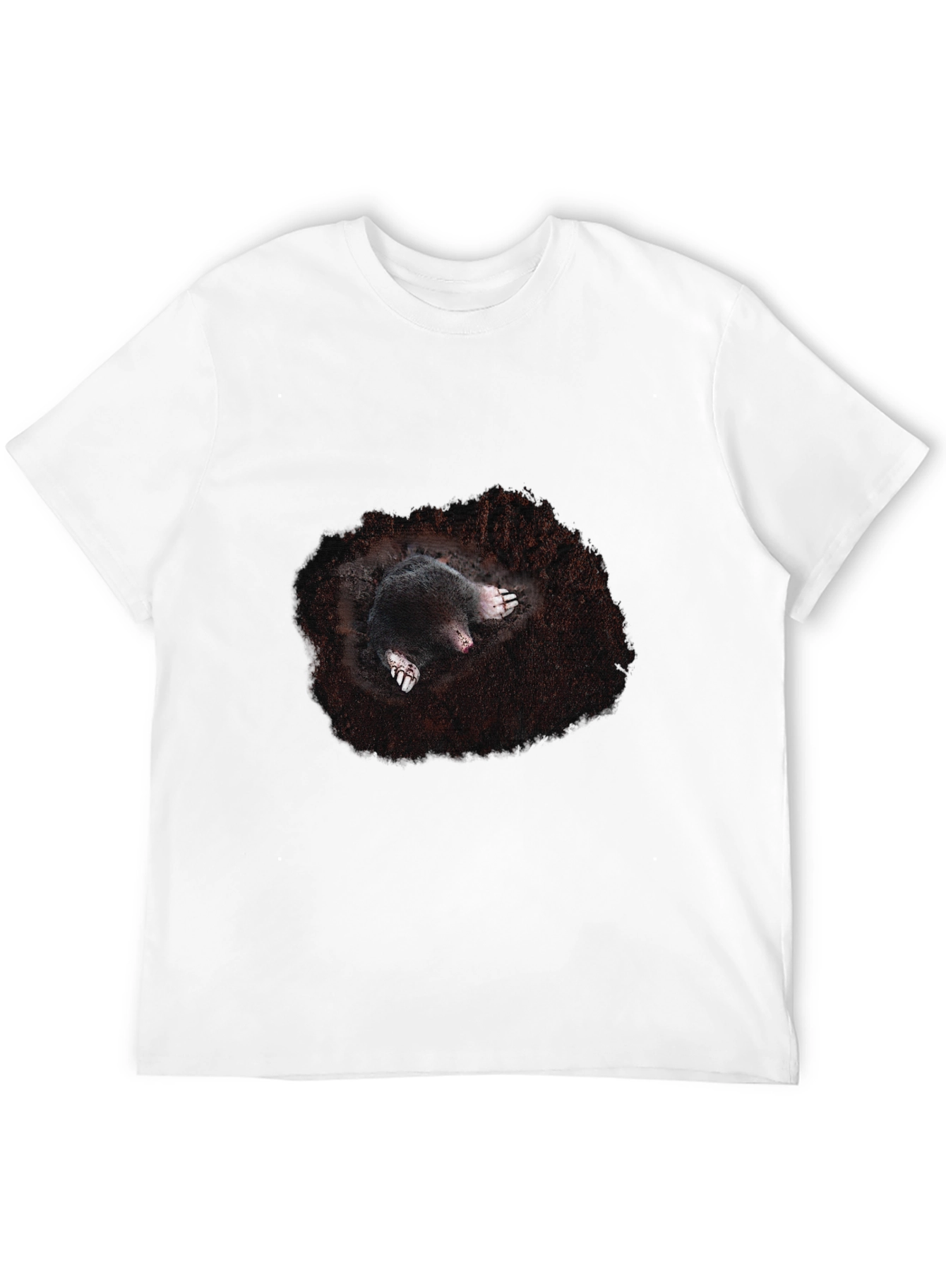Mole Burrow T-Shirt - Unique Animal Tee